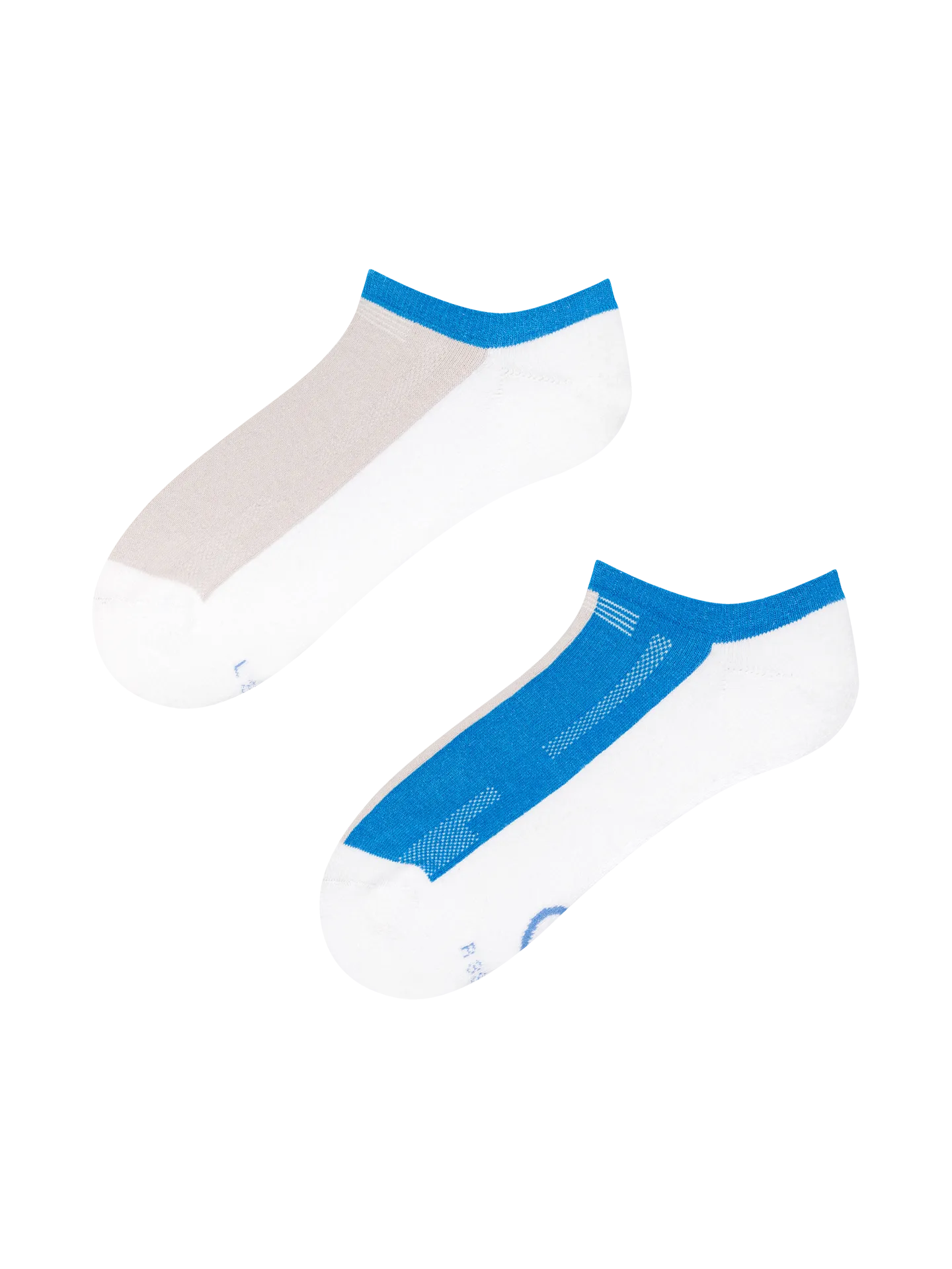 Calcetines funcionales gris y azul