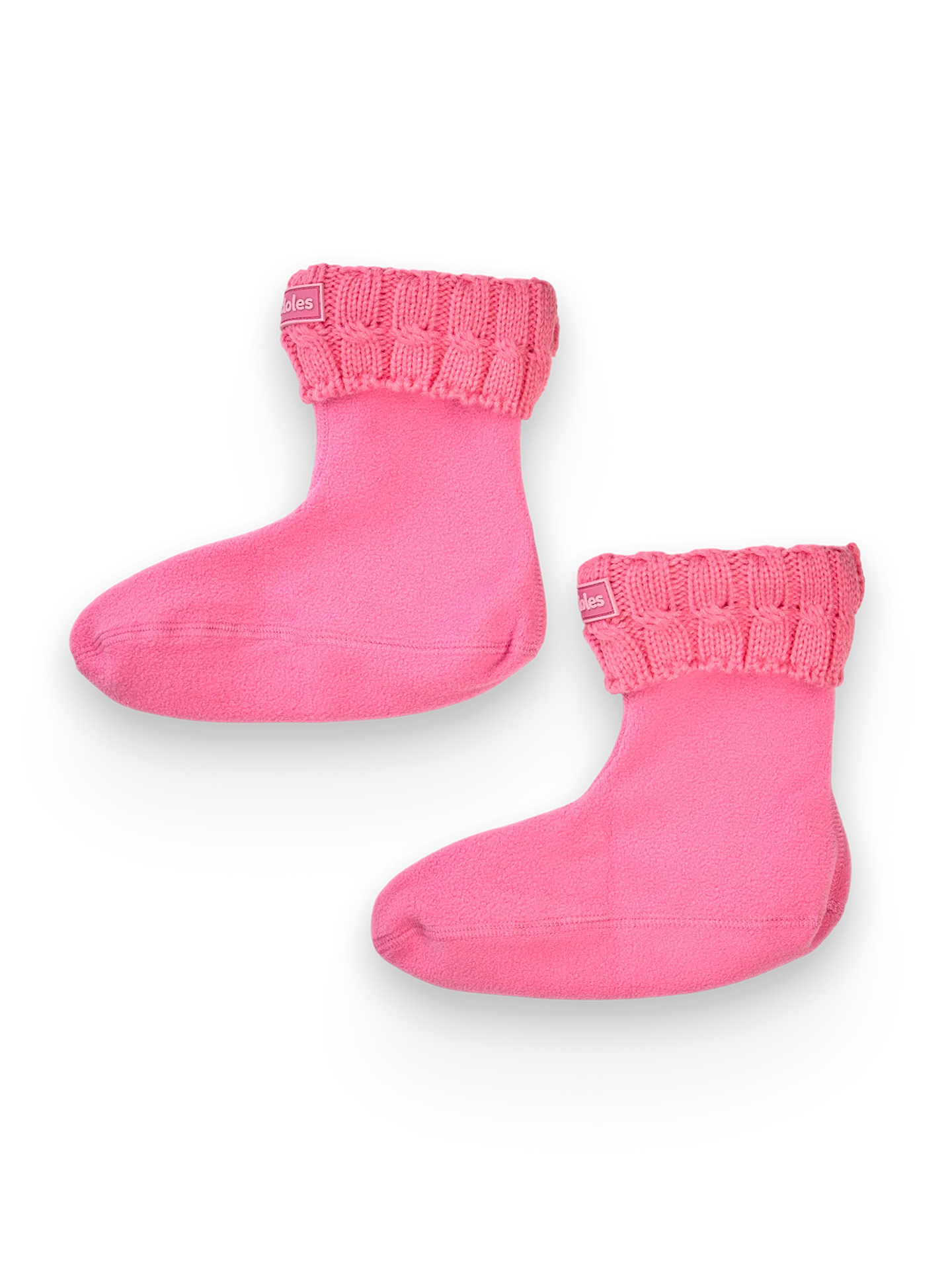 Calcetines infantiles aislantes para botas de agua Rosa begonia