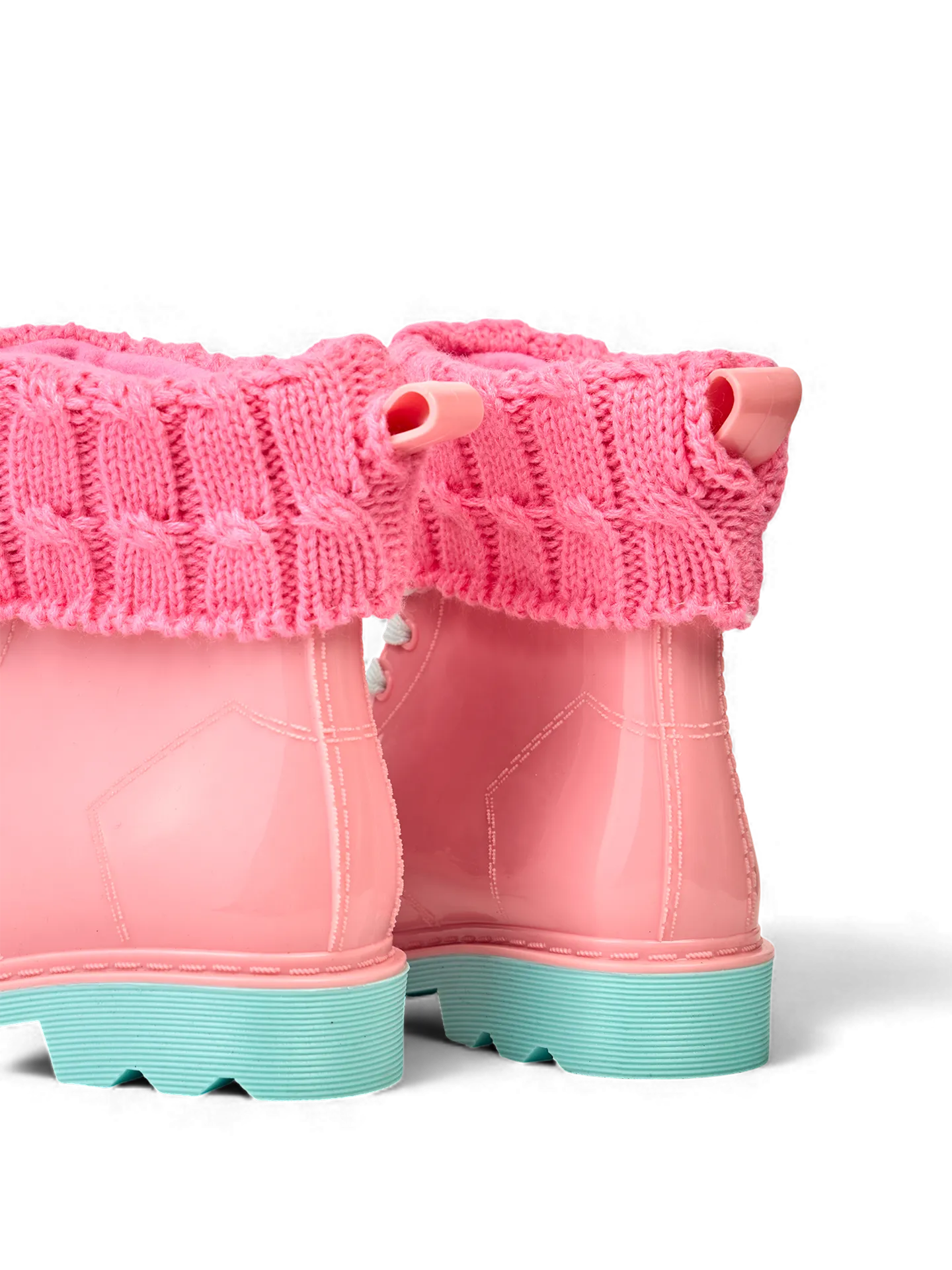 Calcetines infantiles aislantes para botas de agua Rosa begonia - Image 2