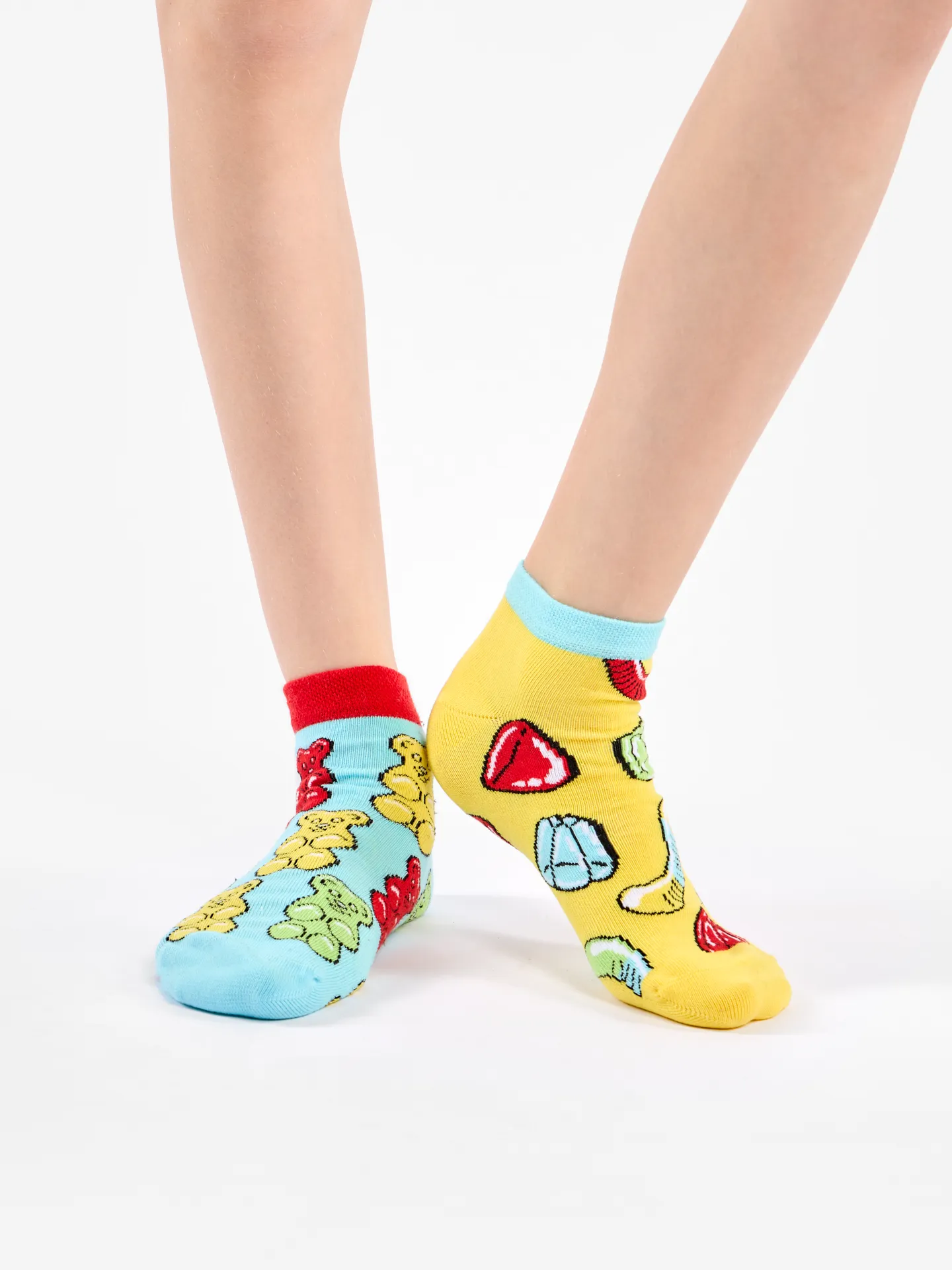 Calcetines tobilleros alegres para niños Ositos de goma - Image 2