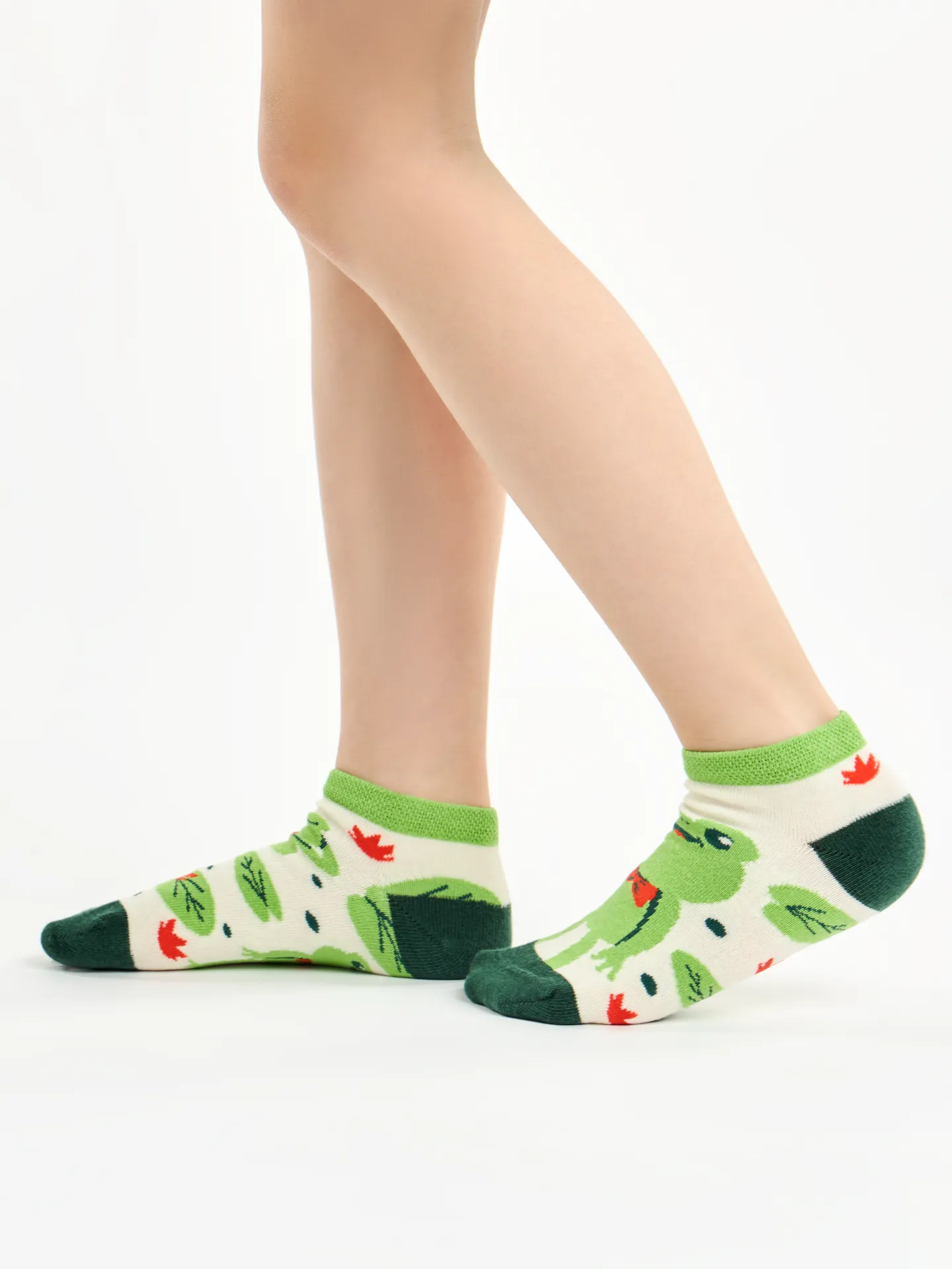 Calcetines tobilleros alegres para niños Ranita - Image 3