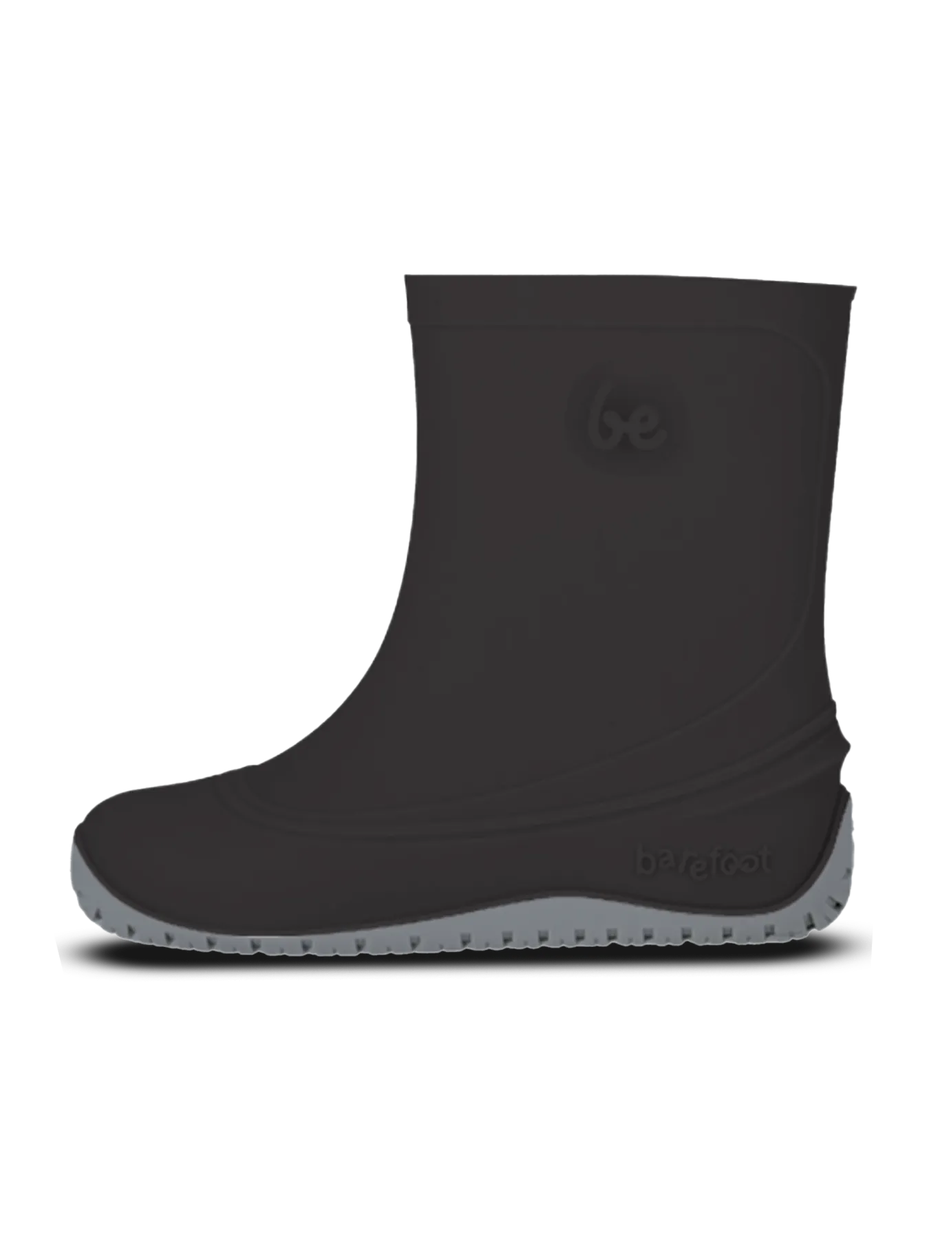 Botas de agua barefoot para niños Be Lenka Pudds - Negro
