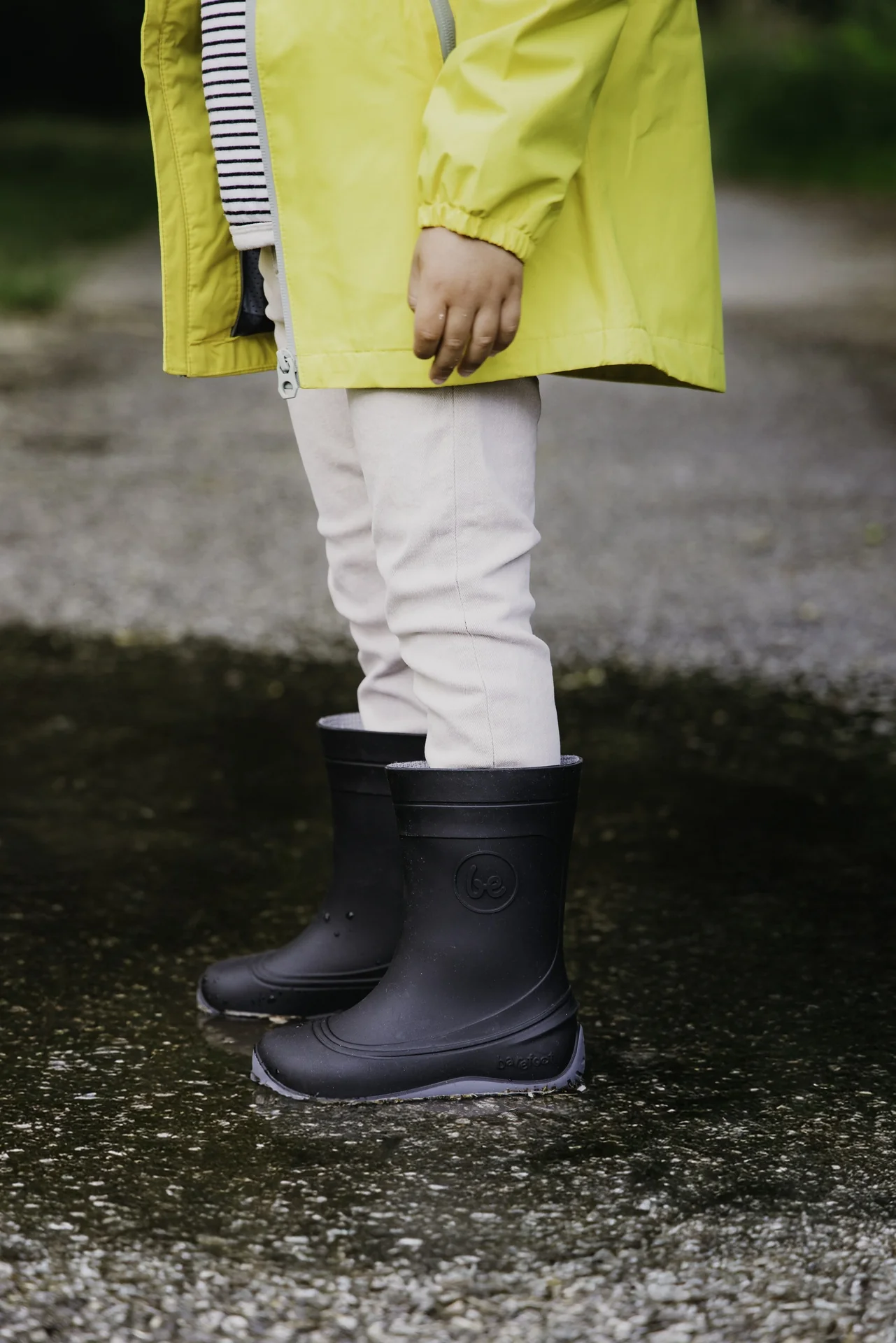 Botas de agua barefoot para niños Be Lenka Pudds - Negro - Image 2