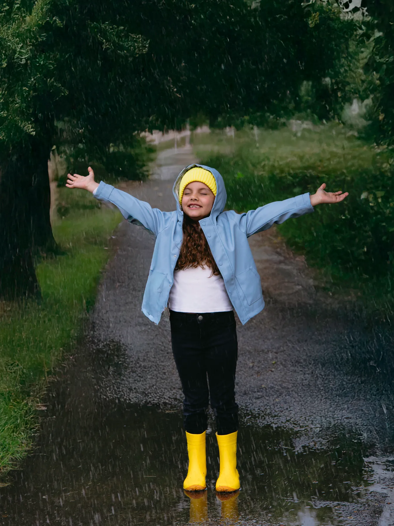 Botas de agua barefoot para niños Be Lenka Pudds - Amarillo - Image 3
