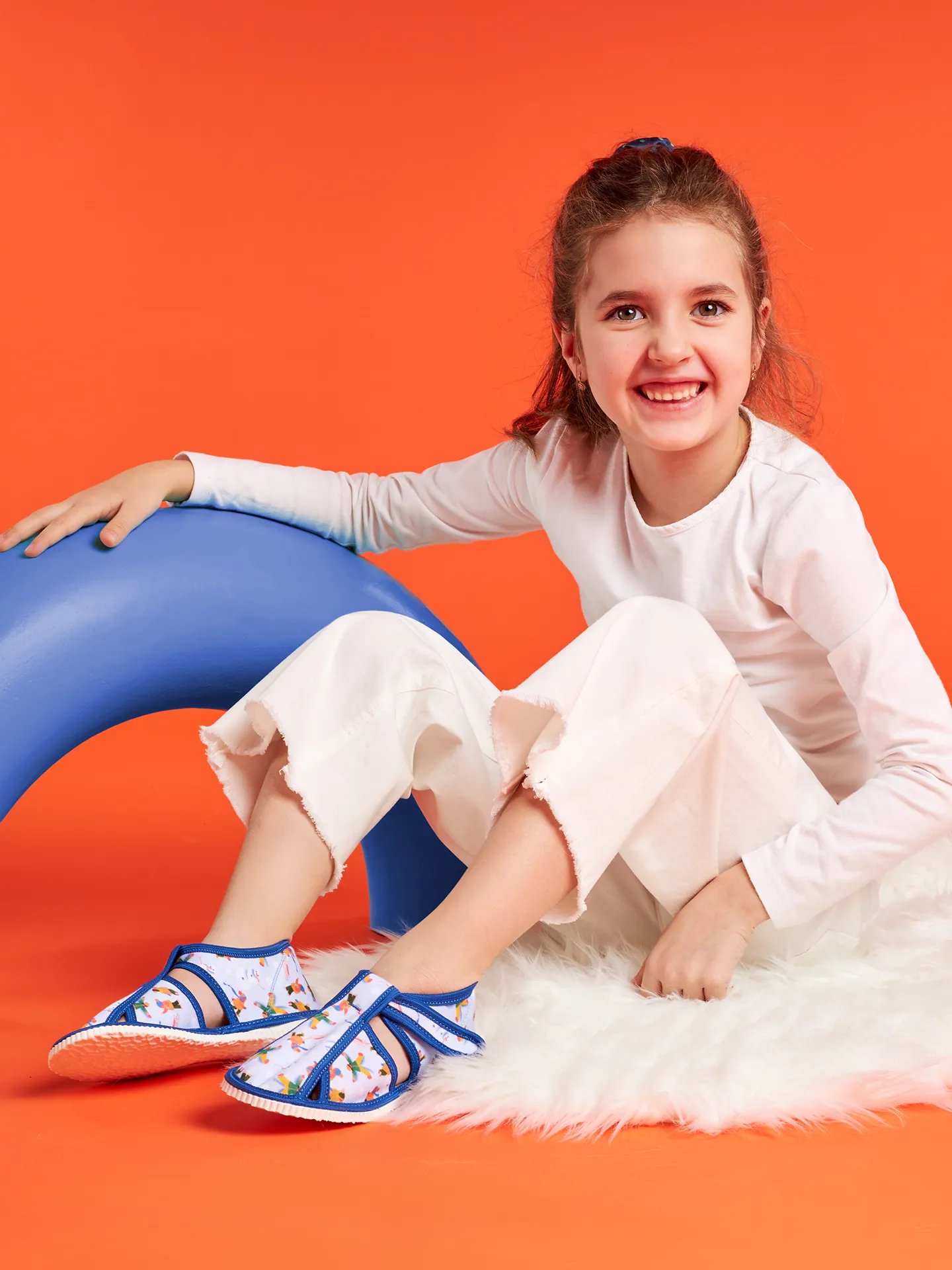 Pantuflas infantiles tipo zueco Invierno con un muñeco de nieve - Image 5