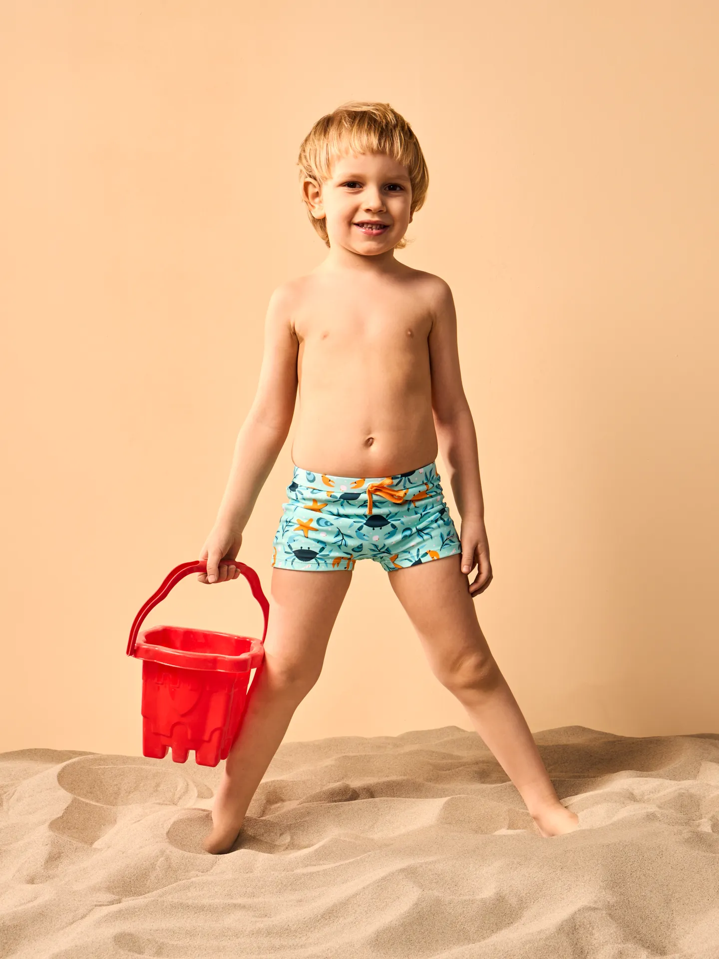 Bermudas alegres elásticas infantiles Cangrejo de mar - Image 4