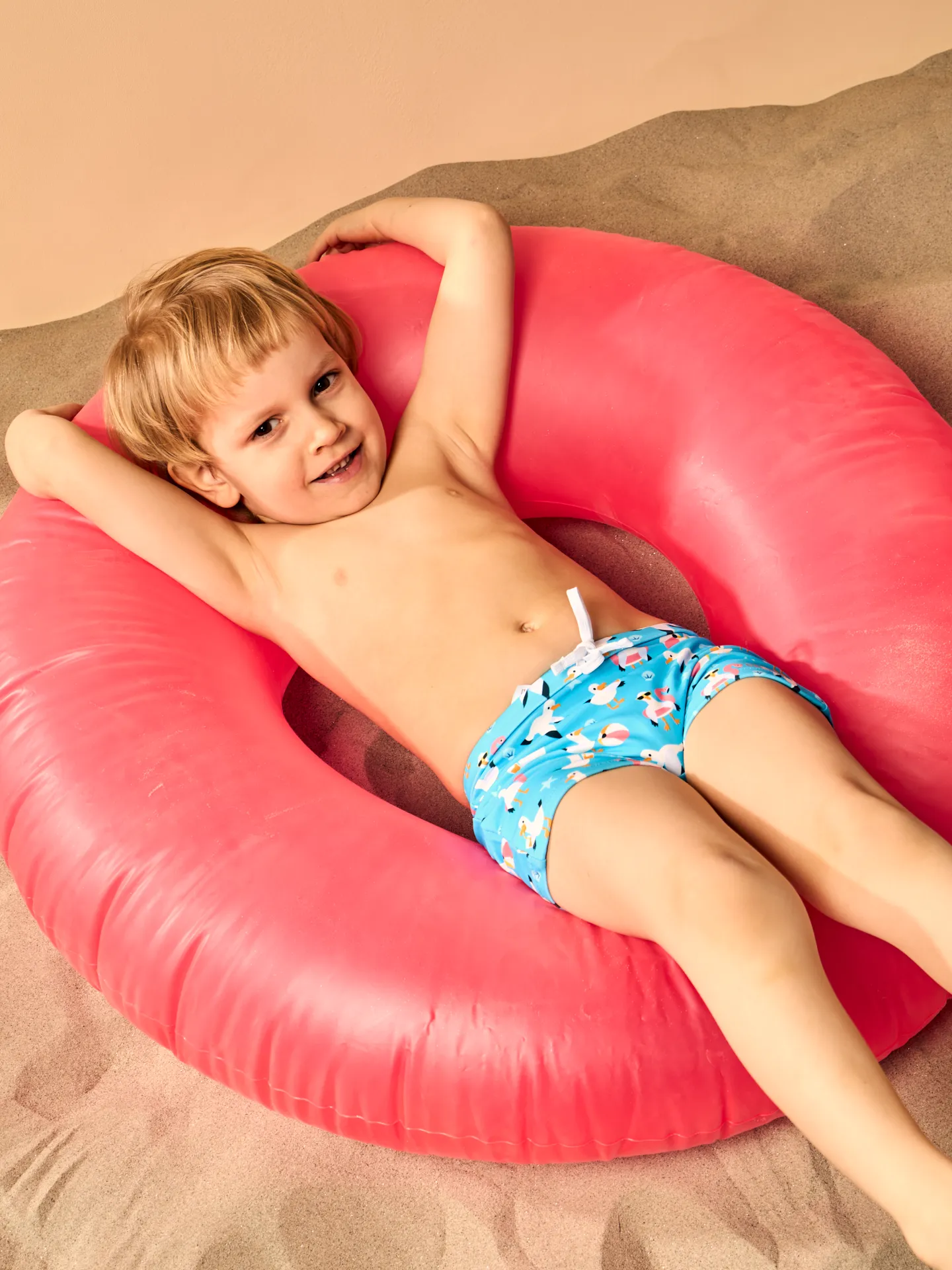 Bermudas alegres elásticas infantiles Gaviota de vacaciones - Image 2