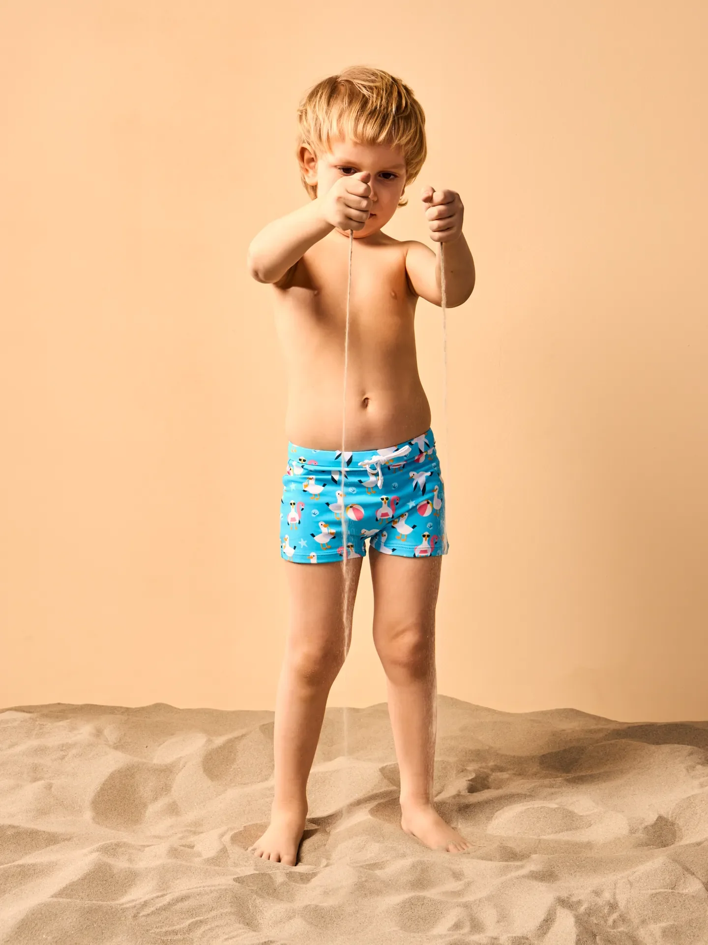 Bermudas alegres elásticas infantiles Gaviota de vacaciones - Image 4