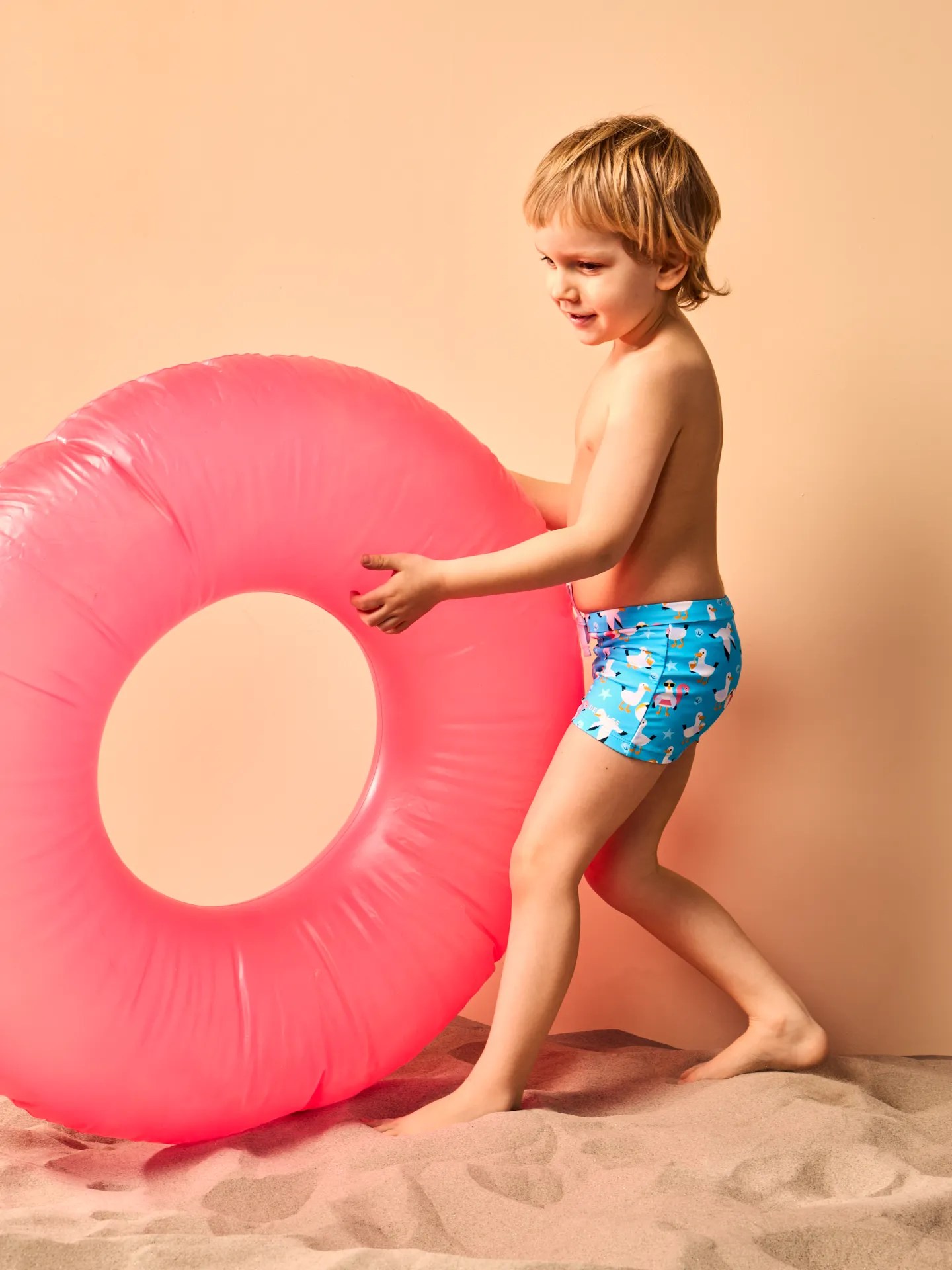 Bermudas alegres elásticas infantiles Gaviota de vacaciones - Image 5