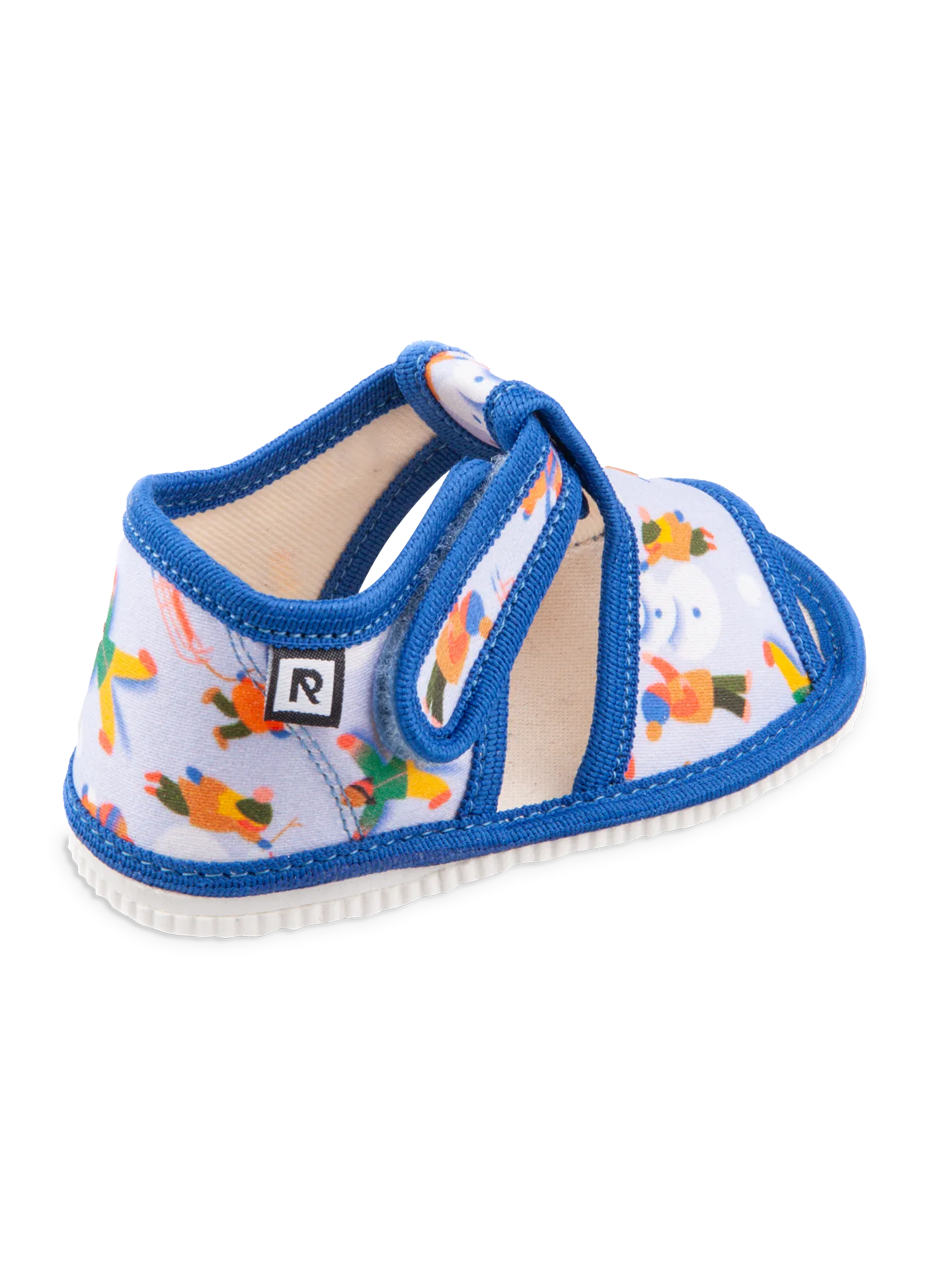 Pantuflas infantiles de punta abierta Invierno con un muñeco de nieve - Image 3
