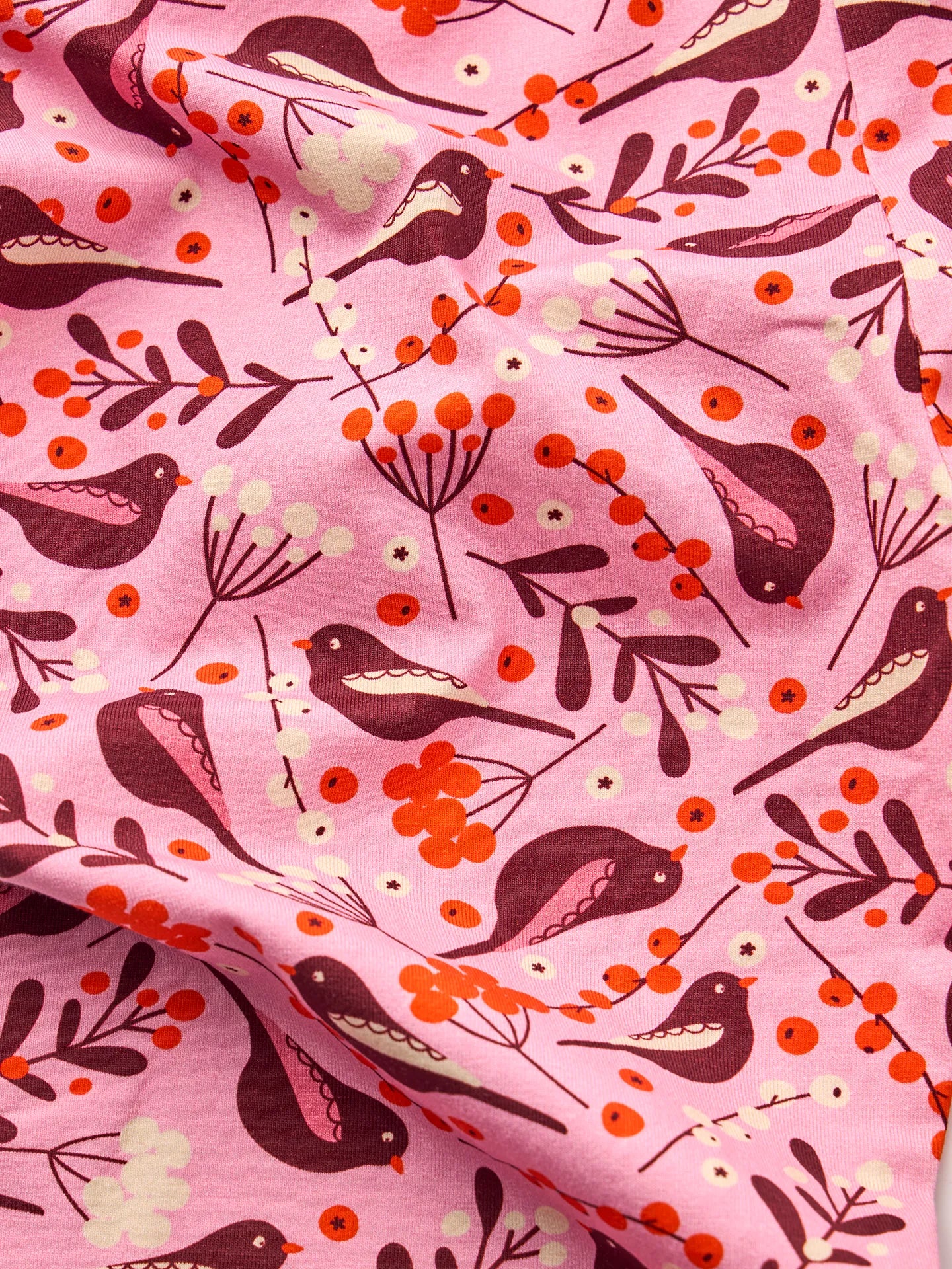 Pijama infantil alegre Pájaros y bayas - Image 3