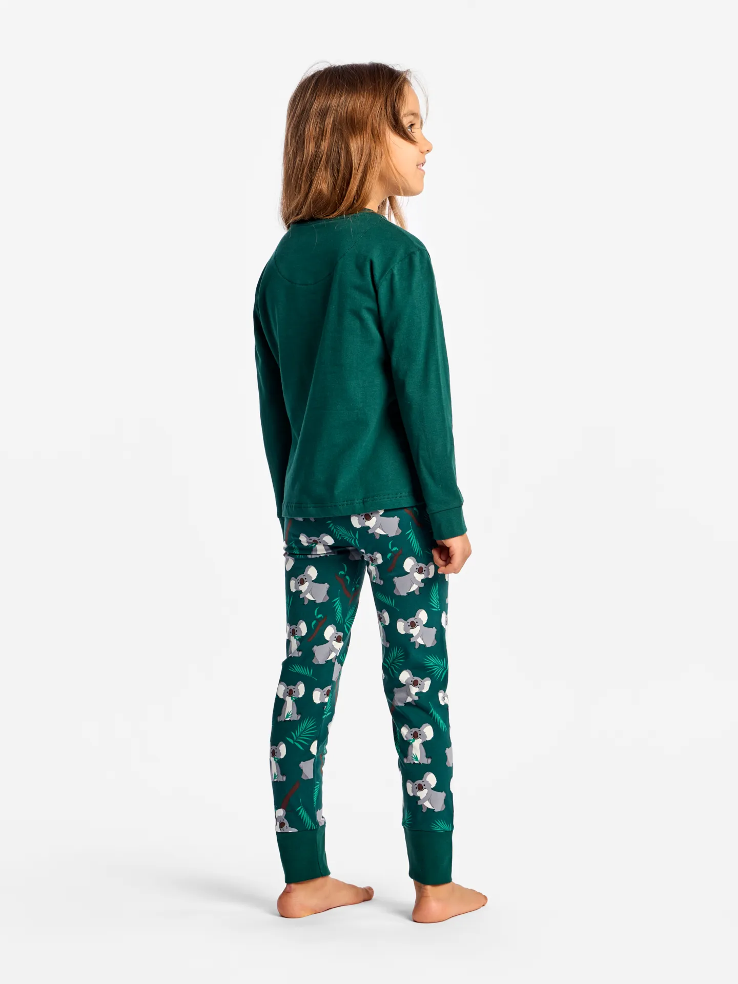 Pijama infantil alegre Koala y hojas - Image 4