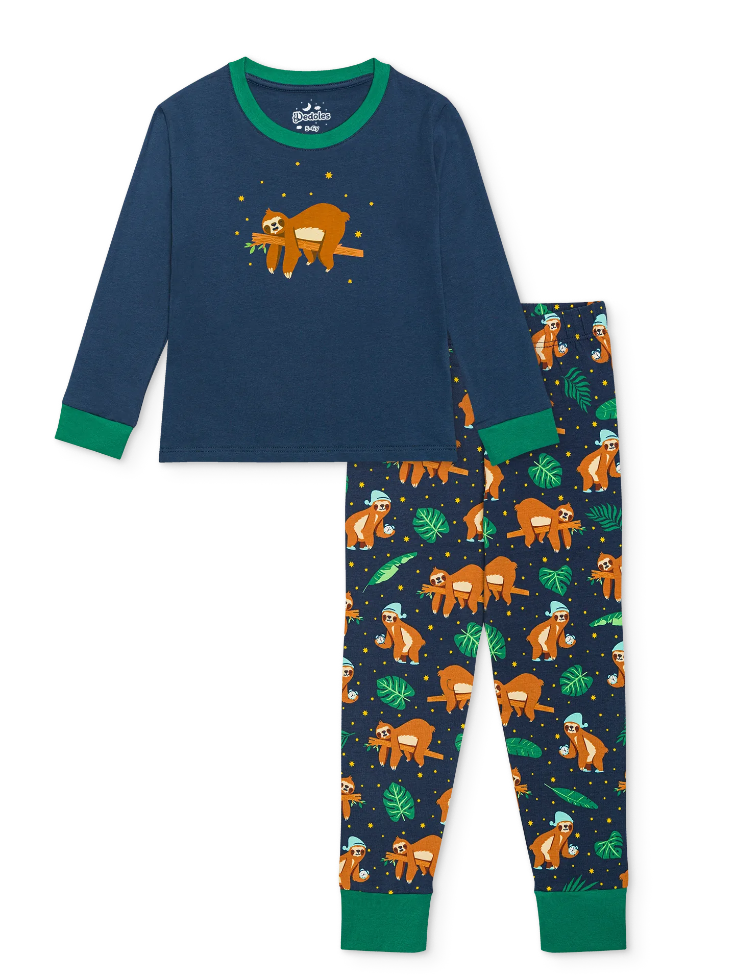 Pijama infantil alegre Perezoso durmiente