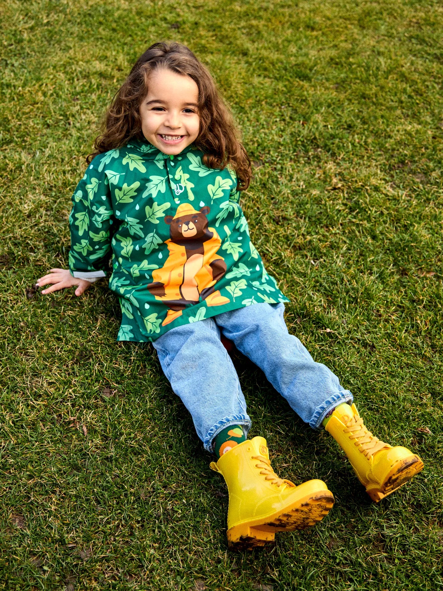 Impermeable infantil alegre Oso con impermeable - Image 8