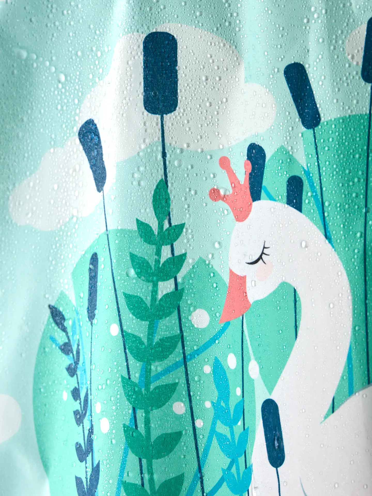 Impermeable infantil alegre Cisne flotante - Image 7