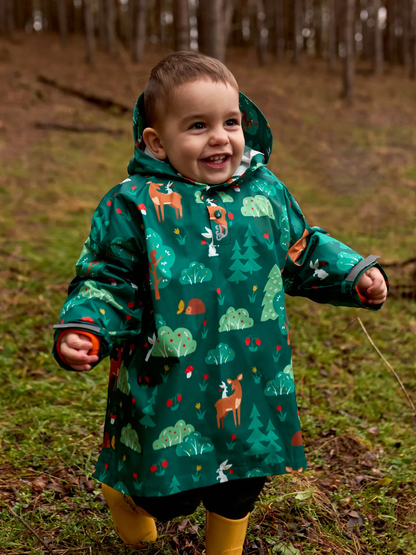 Impermeable infantil alegre Amigos del bosque - Image 9