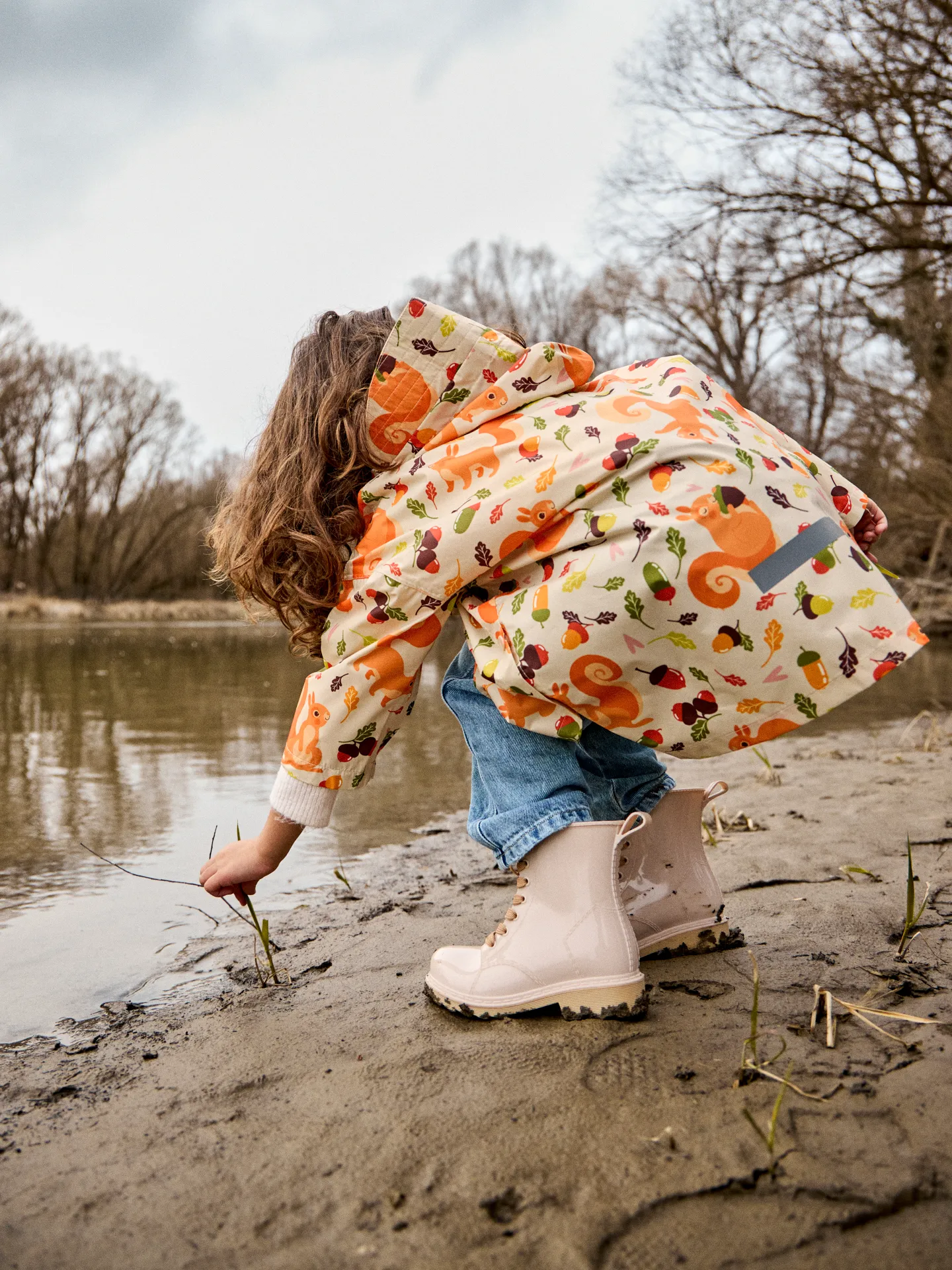 Impermeable infantil alegre Ardilla y nueces - Image 11