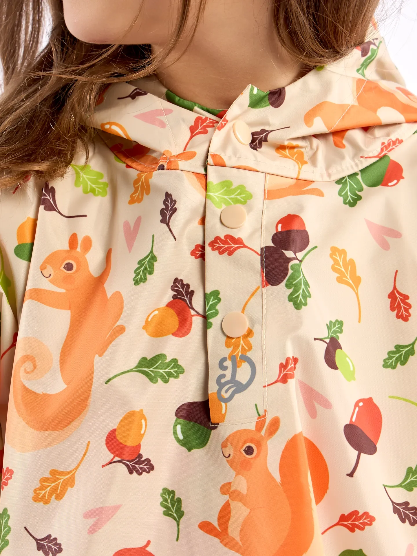 Impermeable infantil alegre Ardilla y nueces - Image 4