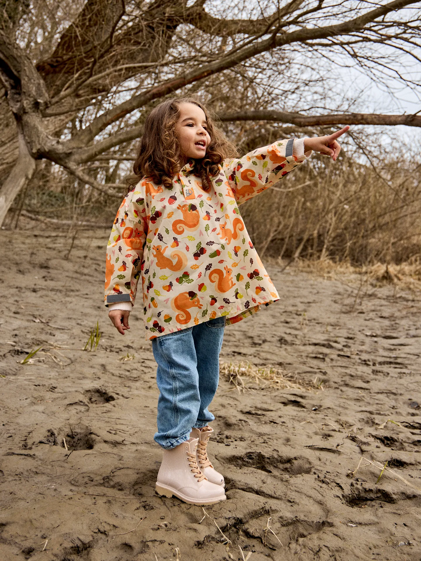Impermeable infantil alegre Ardilla y nueces - Image 8
