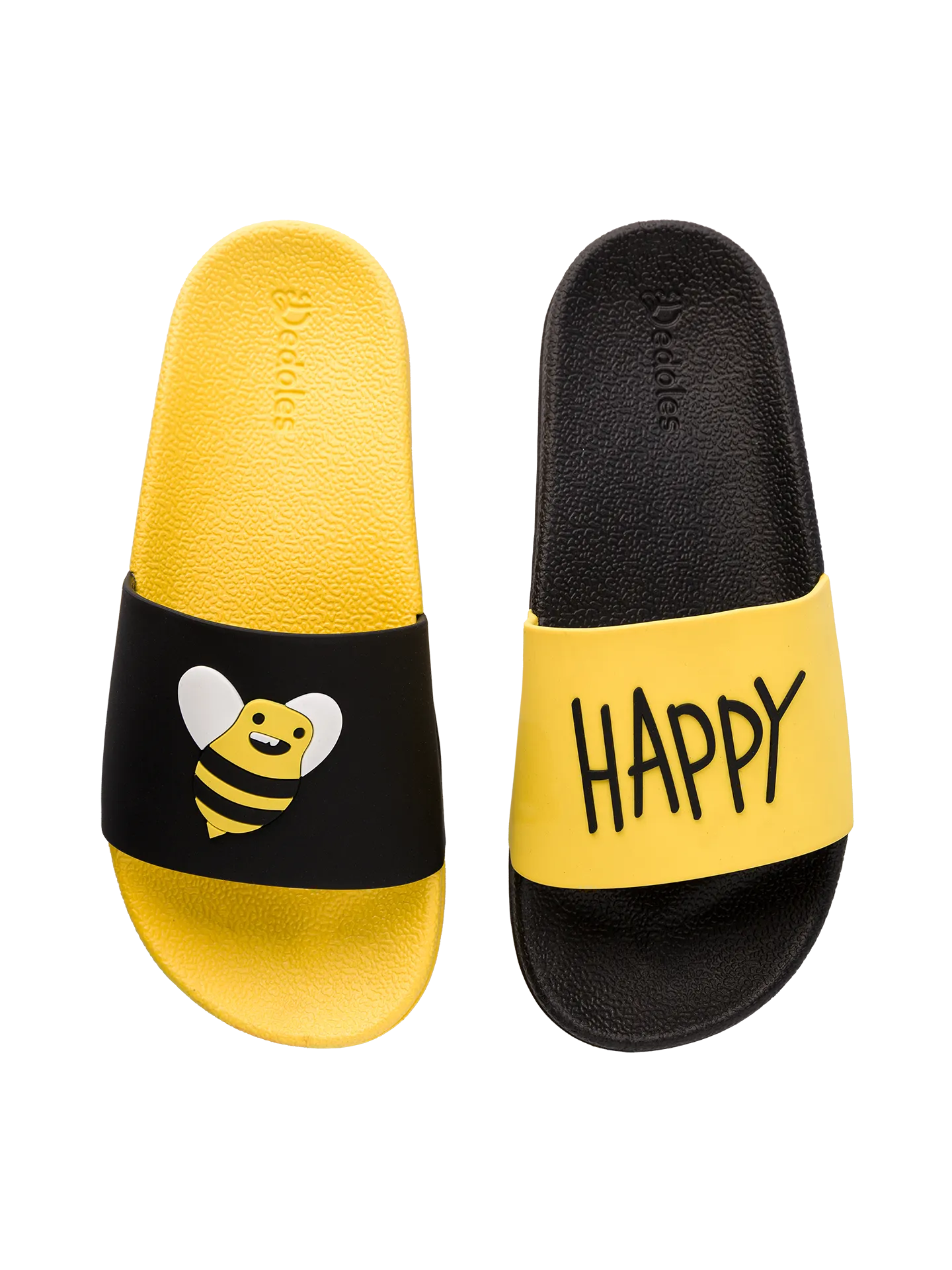 Chanclas infantiles alegres Sé feliz