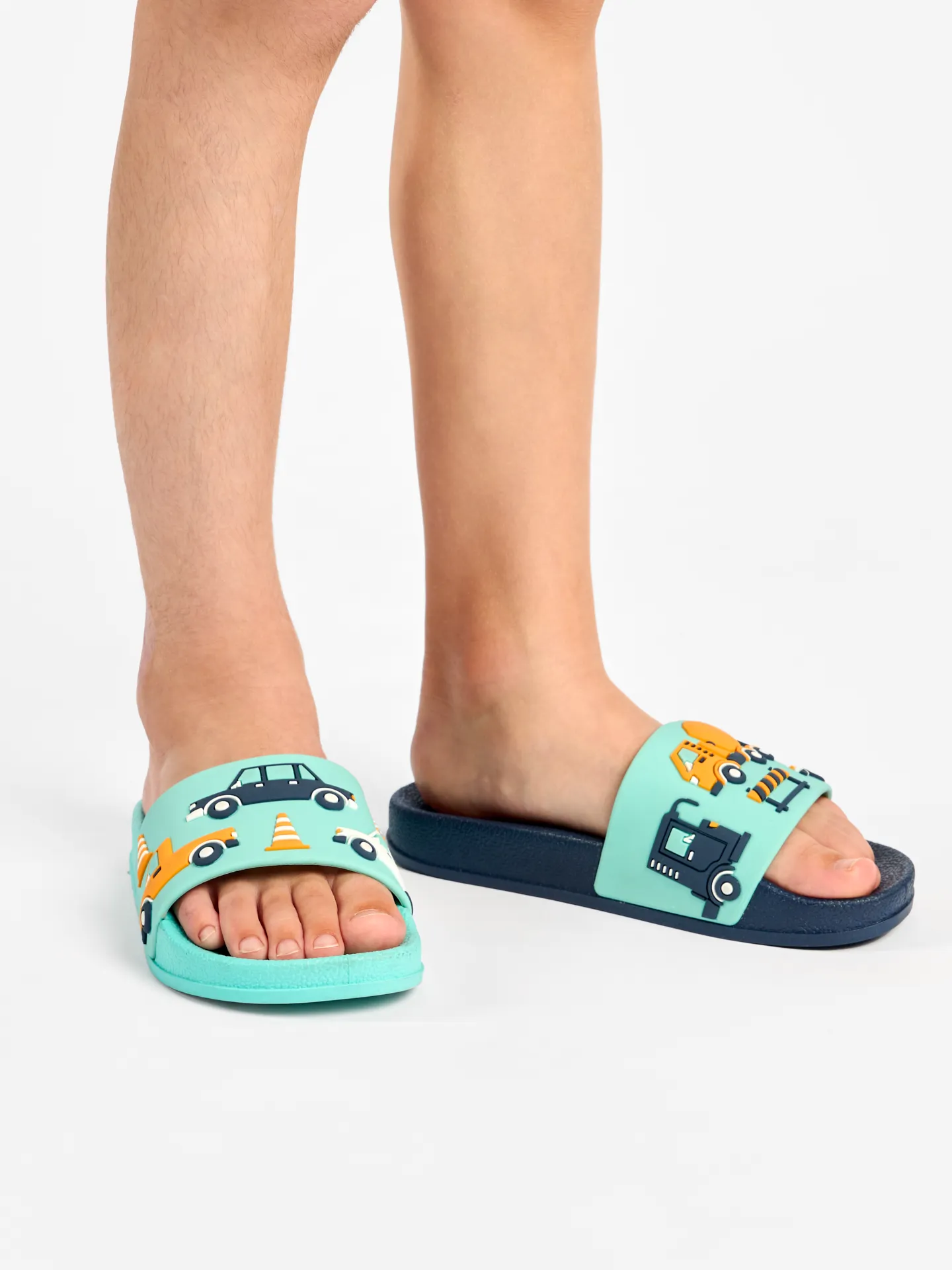 Chanclas infantiles alegres Tráfico de vehículos - Image 4