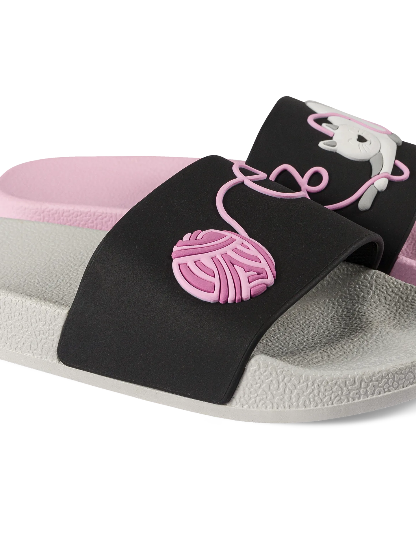 Chanclas infantiles alegres Gato y pelota - Image 5