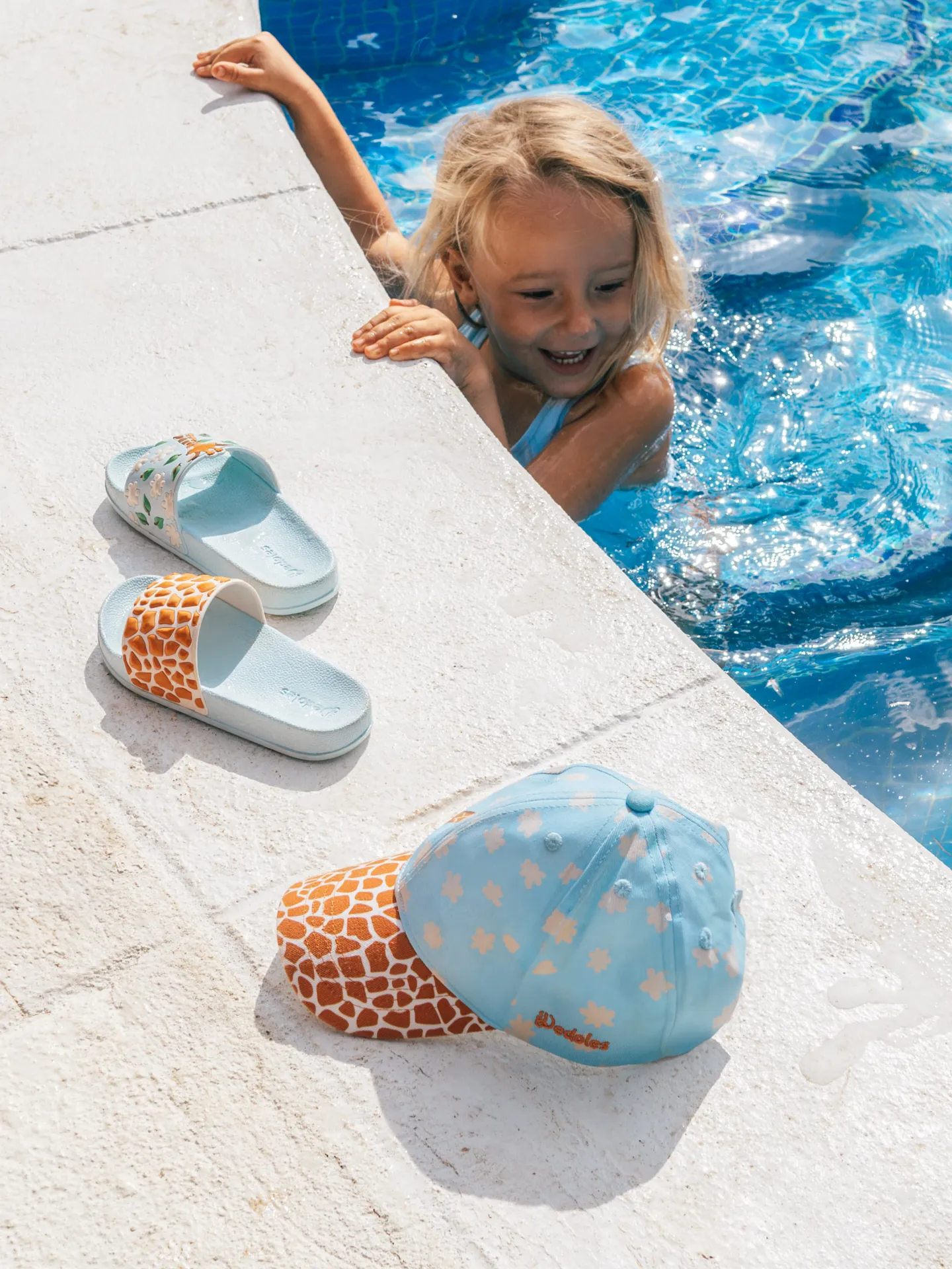 Chanclas infantiles alegres Linda jirafa - Image 6