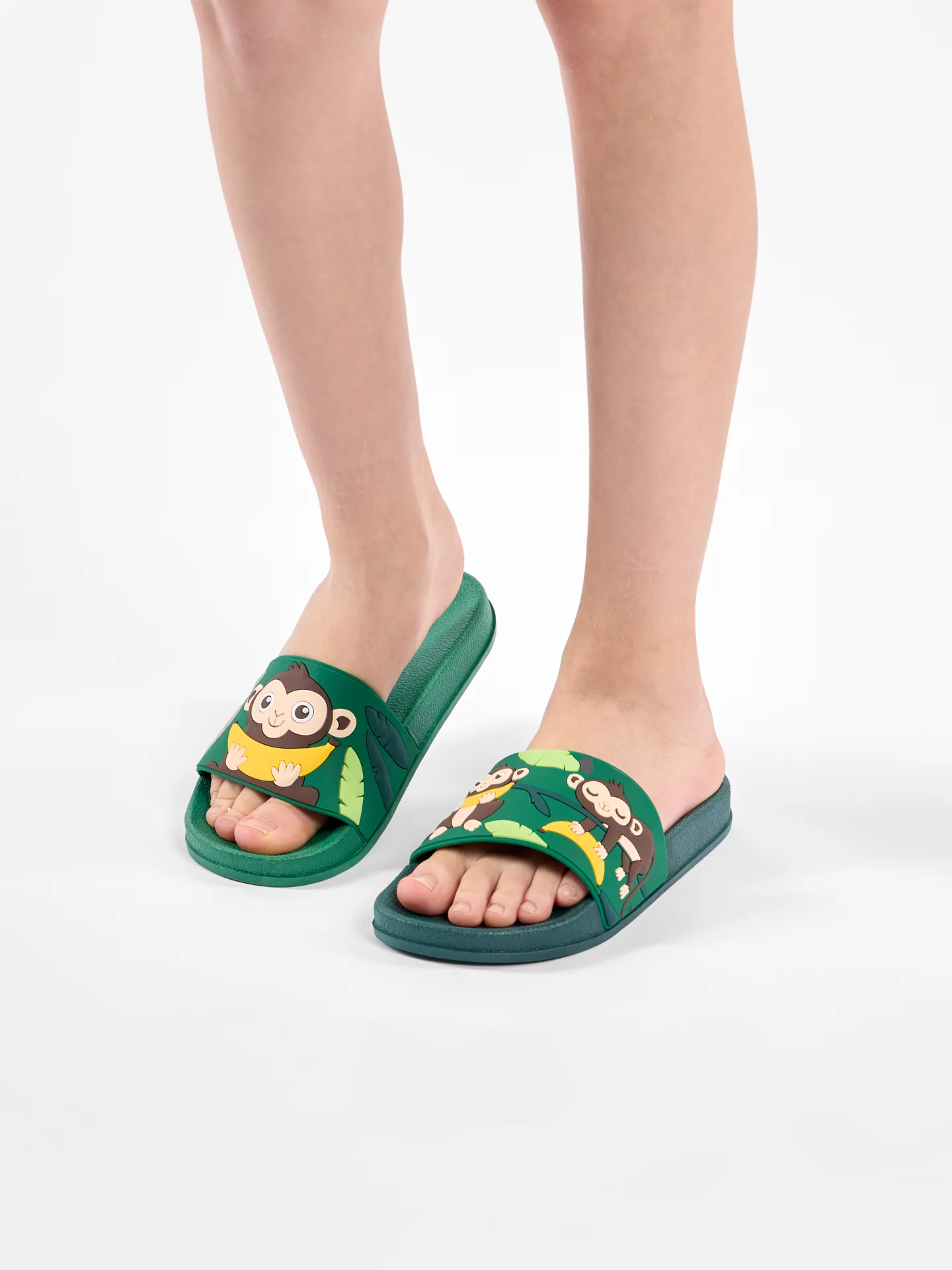 Chanclas infantiles alegres Mono en la jungla - Image 5
