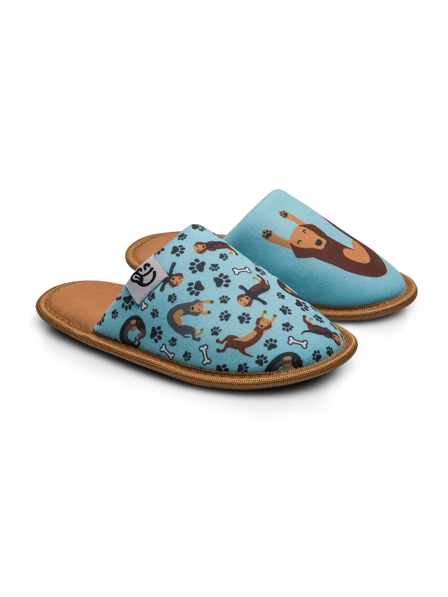 Pantuflas infantiles alegres Perro salchicha - Image 2