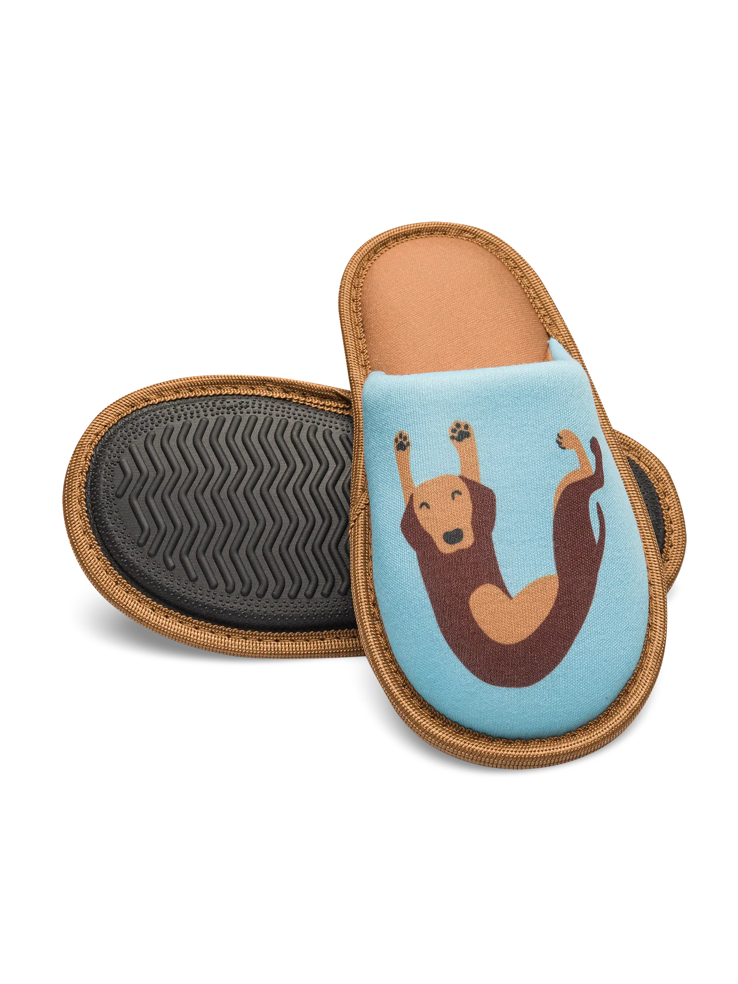 Pantuflas infantiles alegres Perro salchicha - Image 3