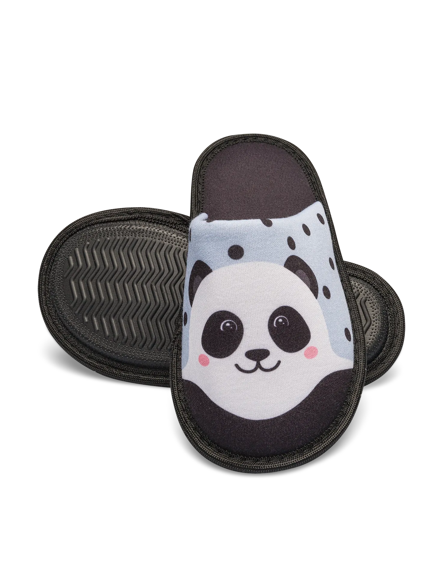 Pantuflas infantiles alegres Panda feliz - Image 3