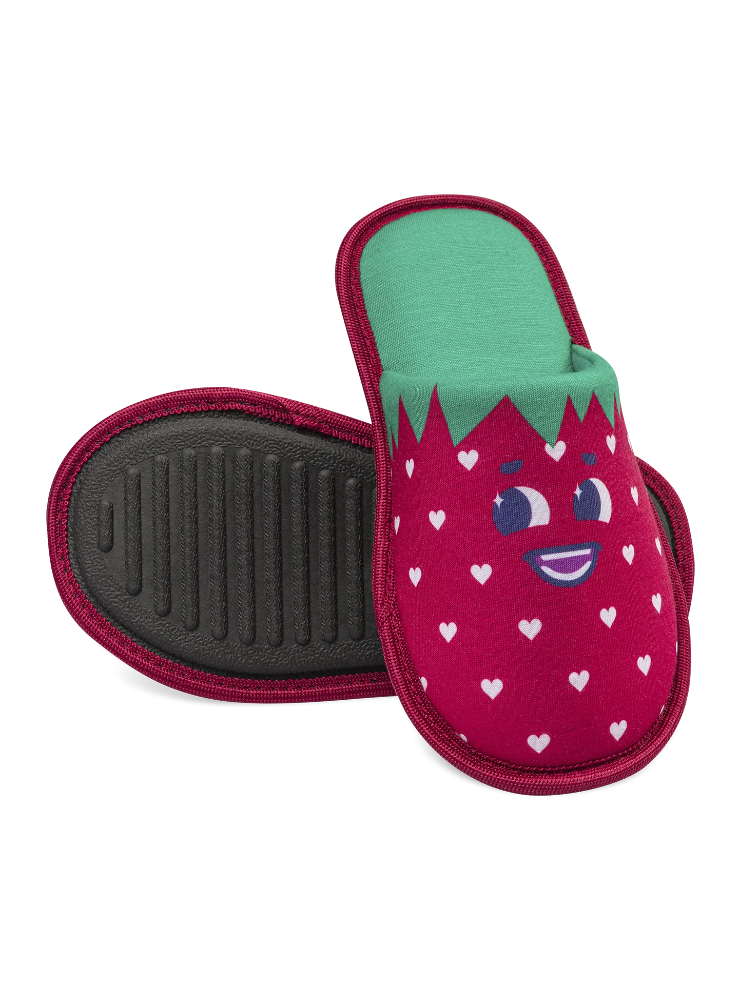 Pantuflas infantiles alegres Fresas felices - Image 3