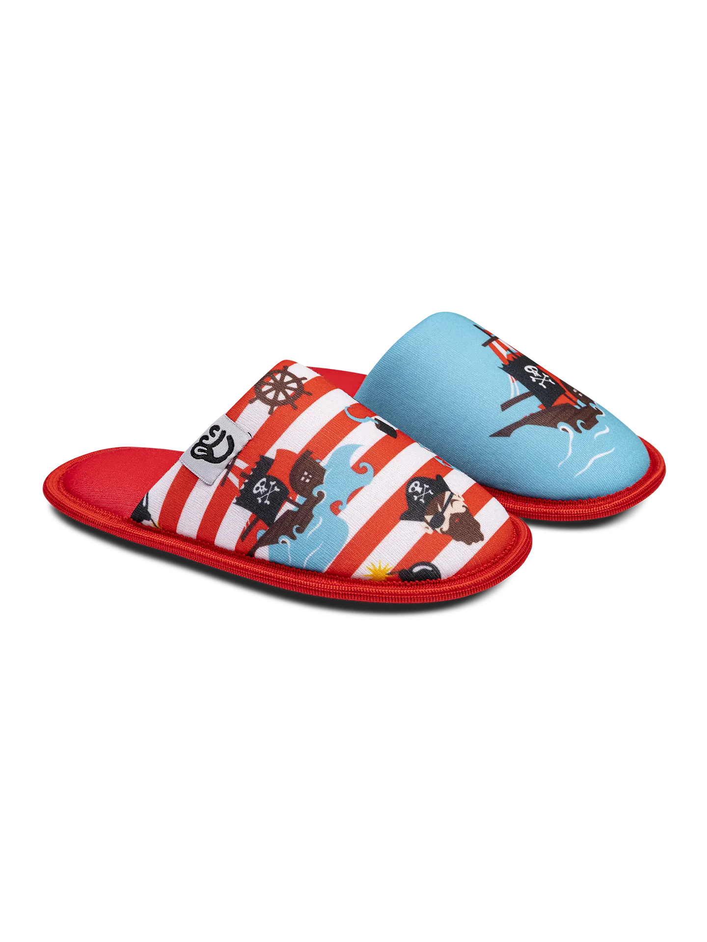 Pantuflas infantiles alegres Pirata - Image 2
