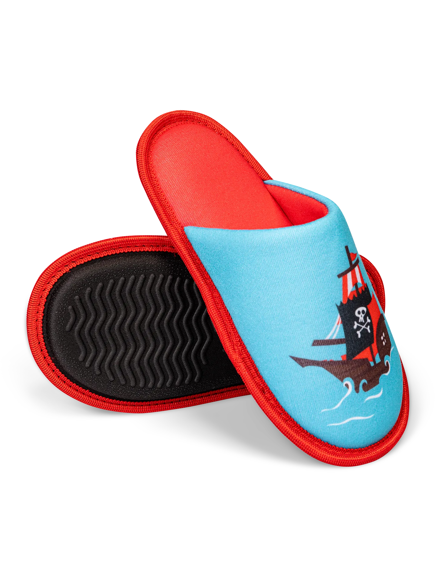 Pantuflas infantiles alegres Pirata - Image 3