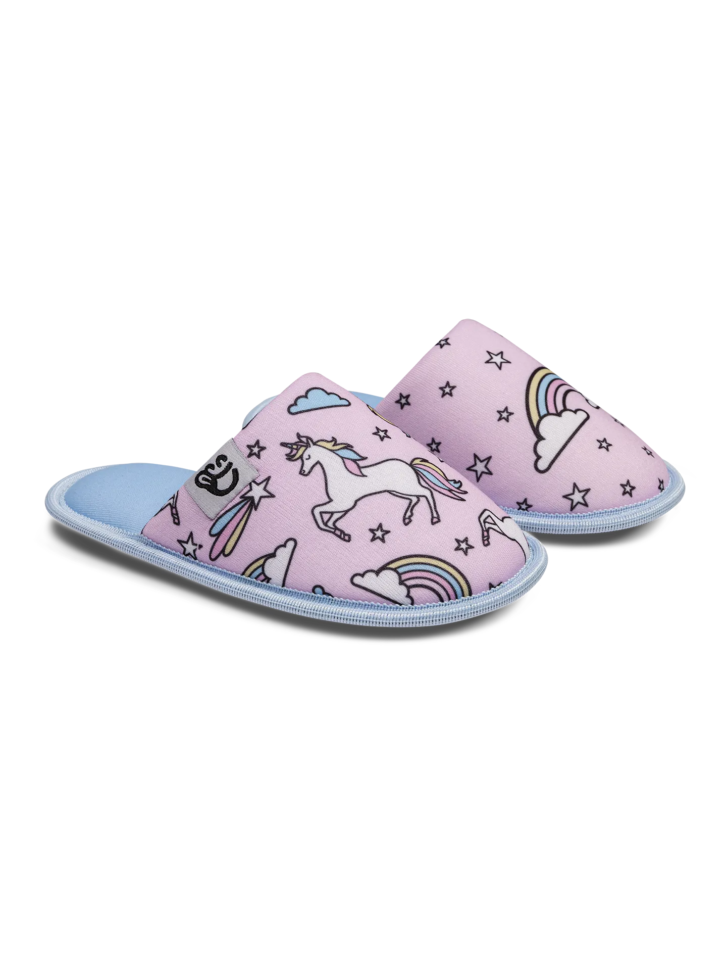 Pantuflas infantiles alegres Unicornio arcoíris - Image 2