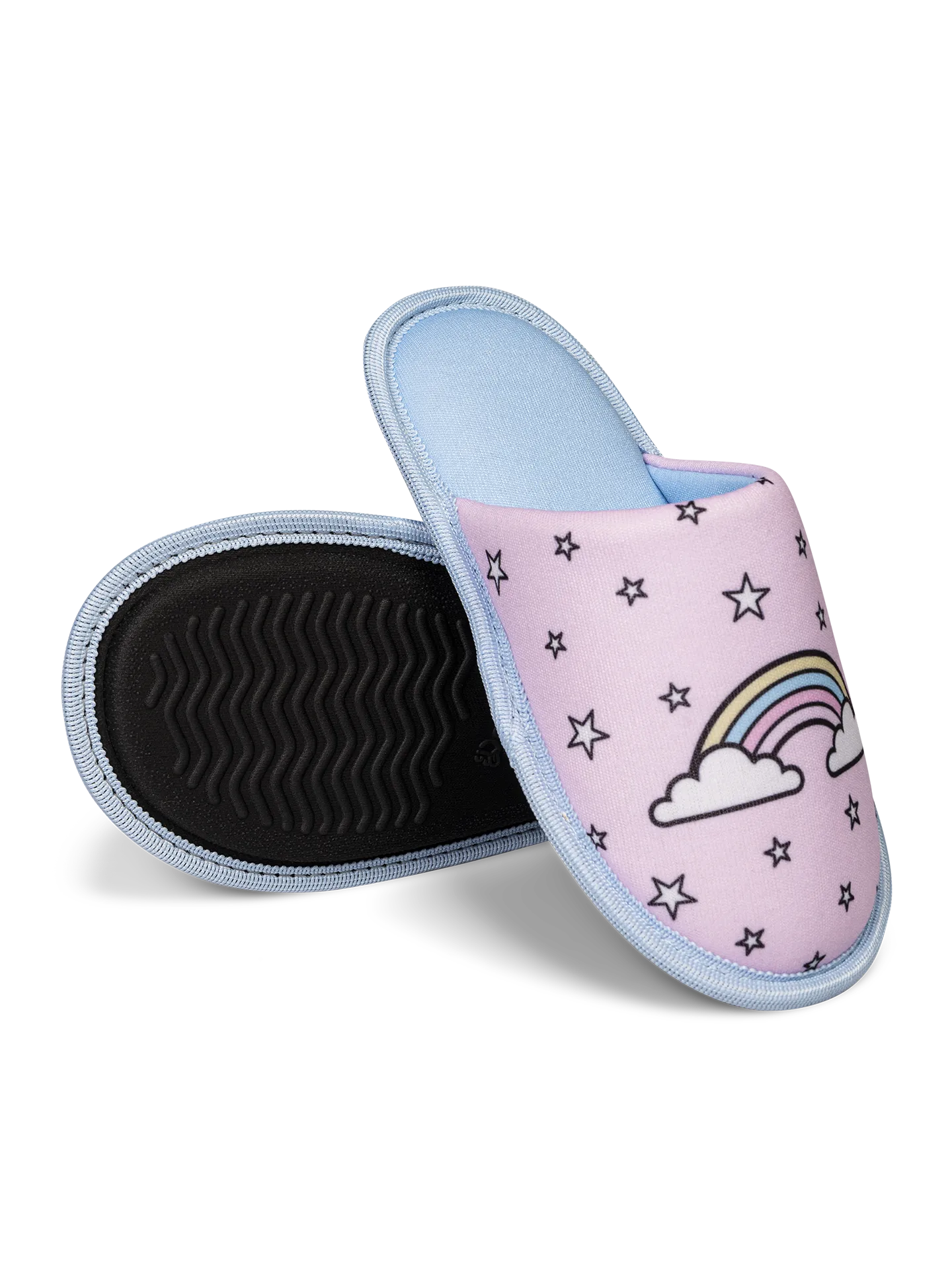 Pantuflas infantiles alegres Unicornio arcoíris - Image 3
