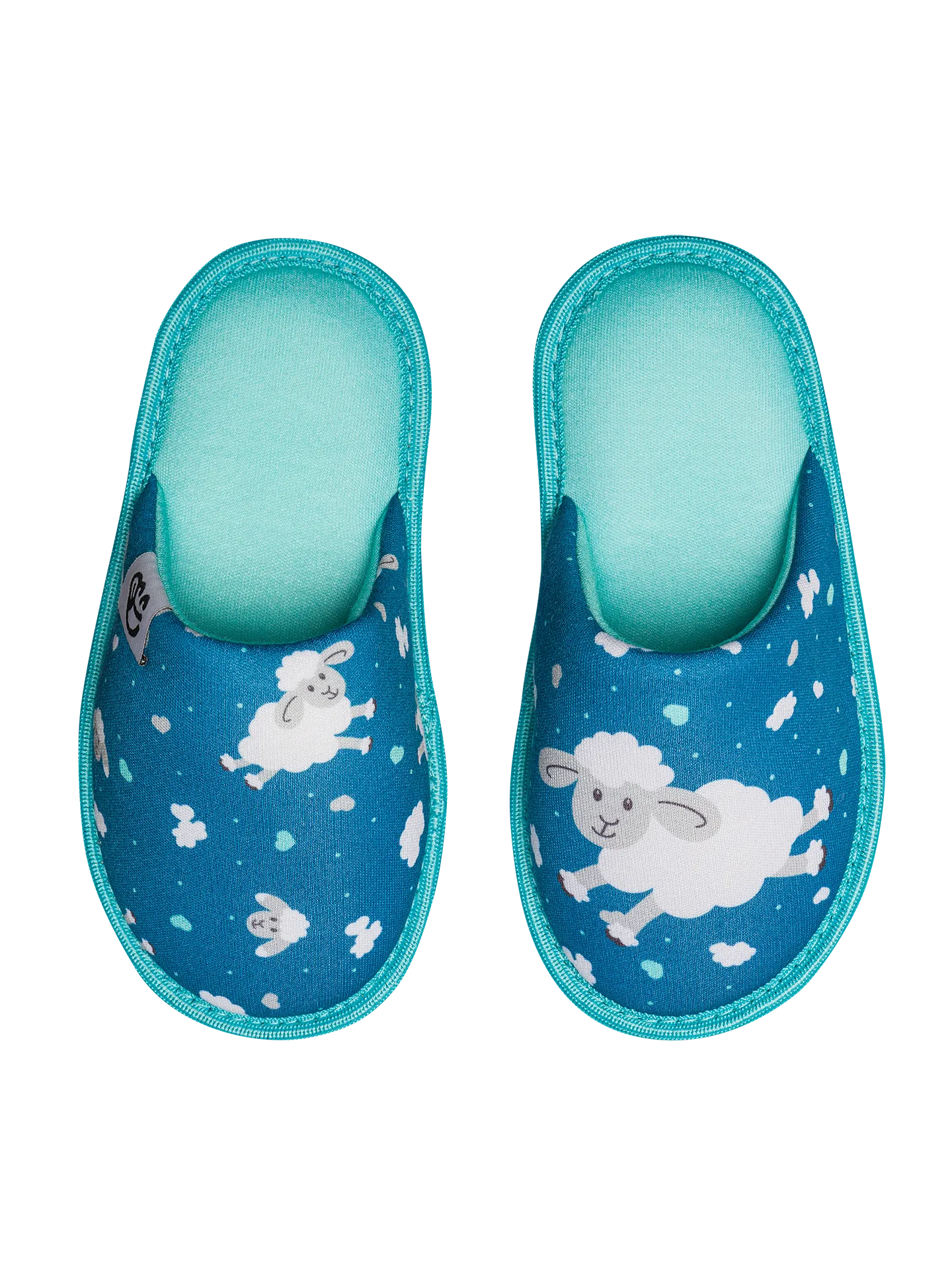 Pantuflas infantiles alegres Ovejas y nubes