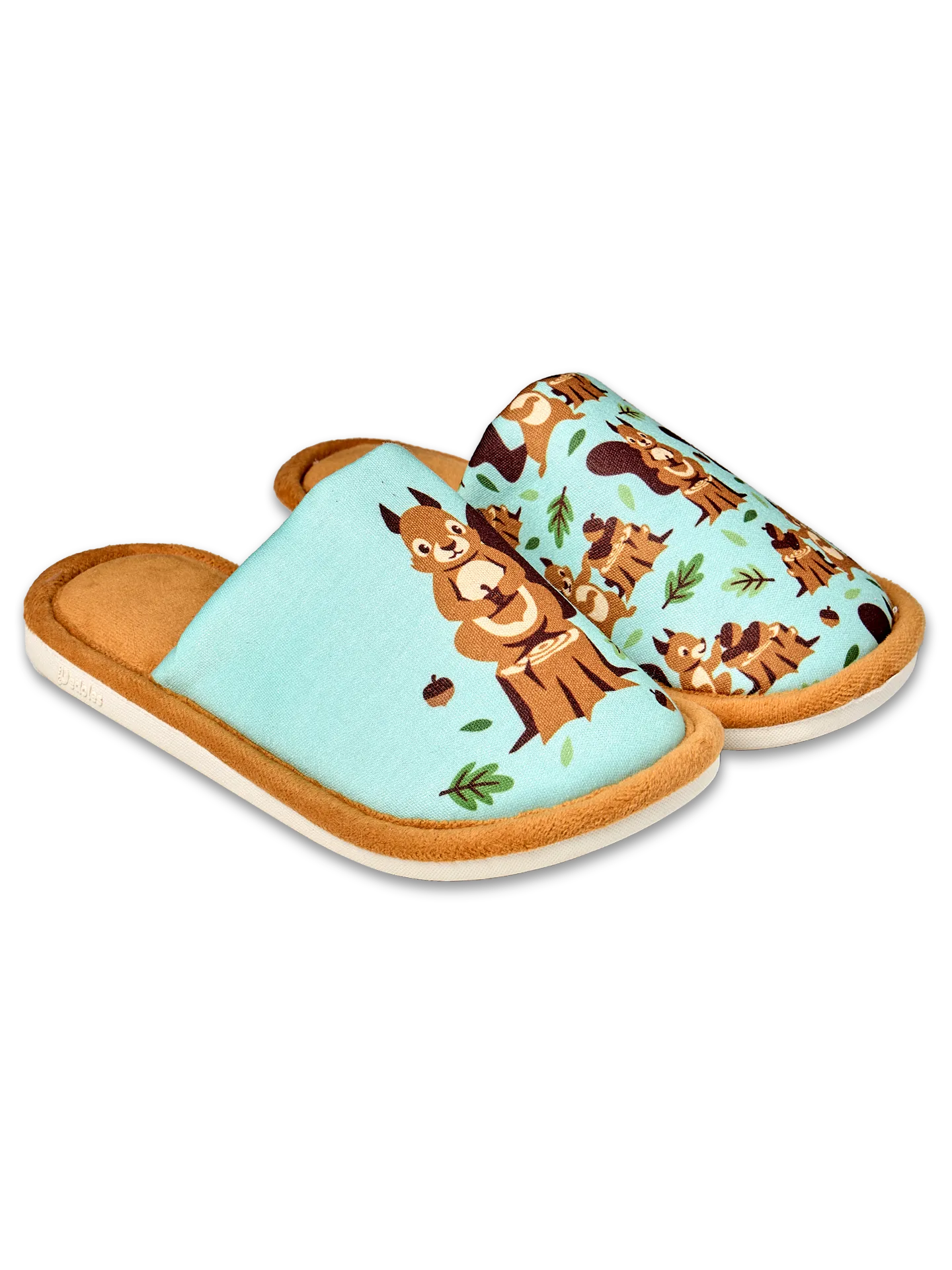 Pantuflas infantiles alegres Ardilla en el bosque - Image 2