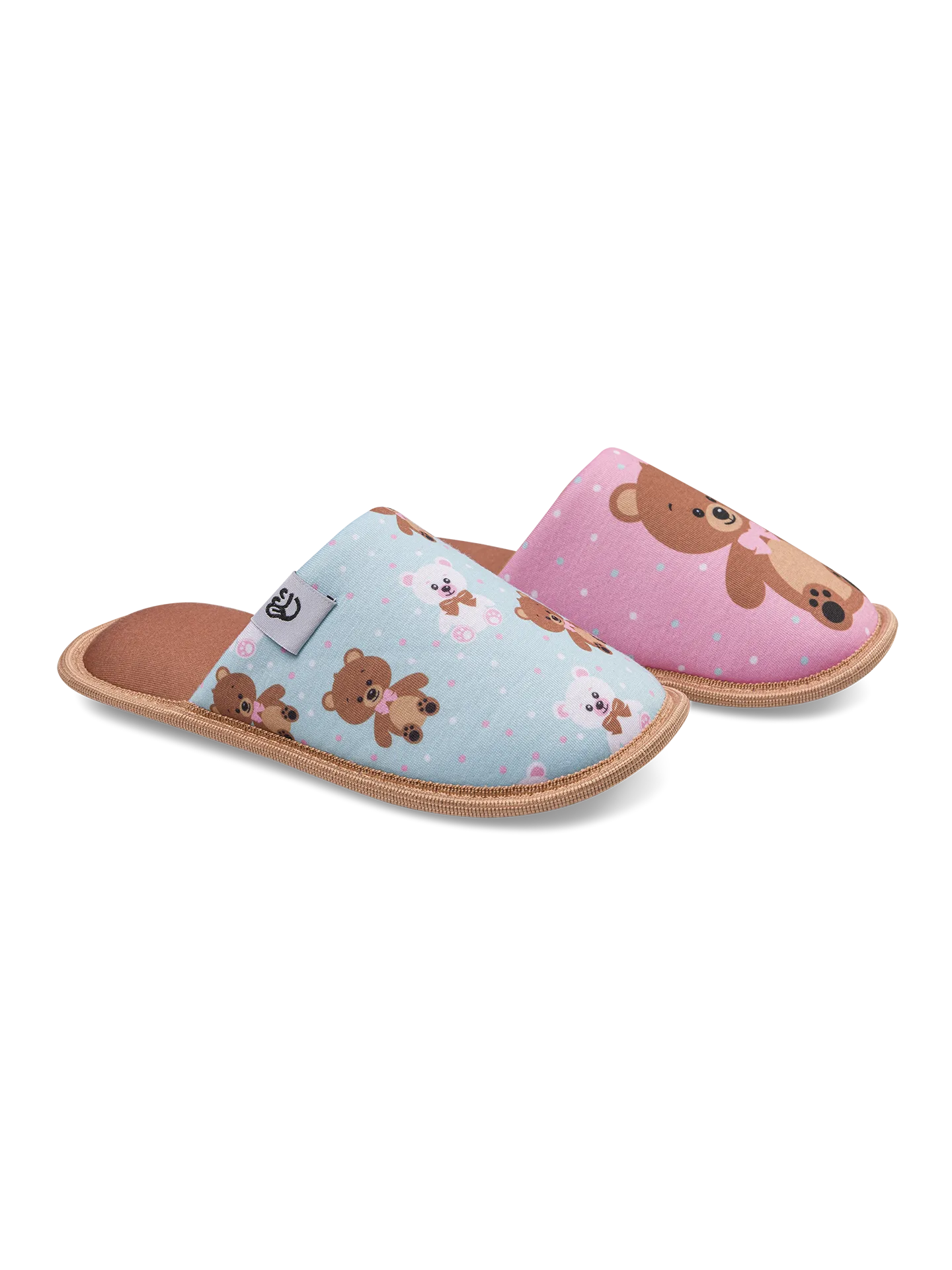 Pantuflas infantiles alegres Oso de peluche - Image 2