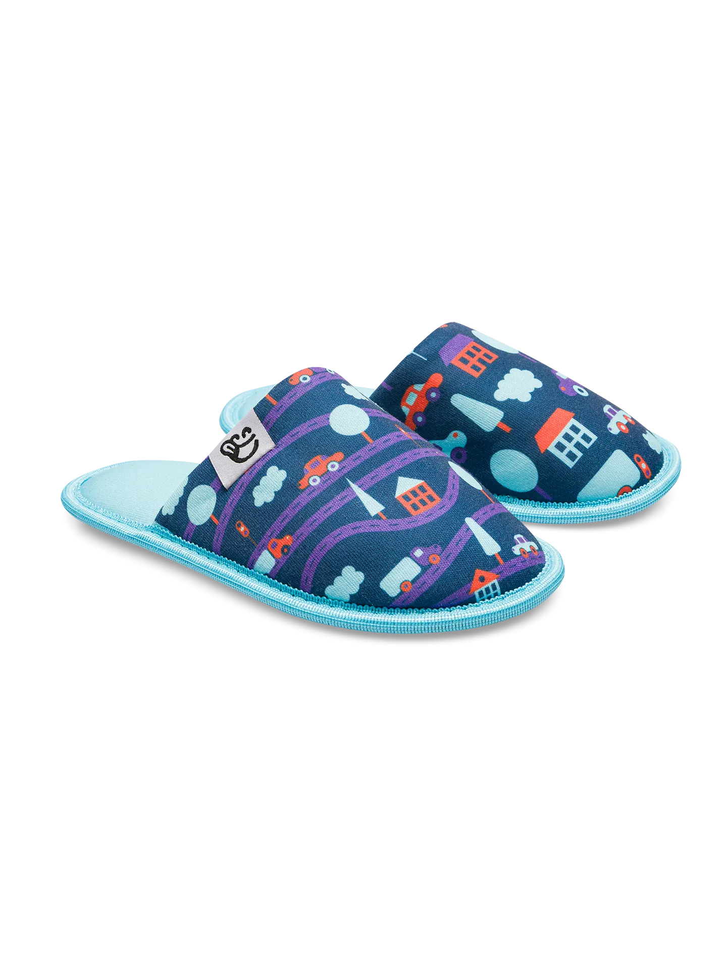 Pantuflas infantiles alegres Tráfico - Image 2