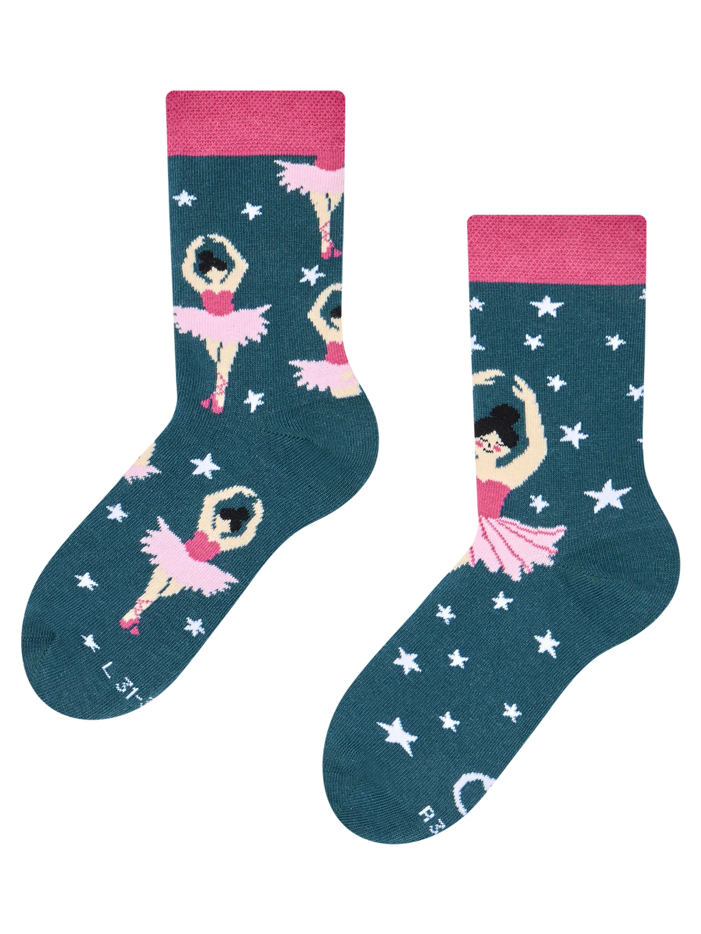 Calcetines infantiles alegres Bailarina
