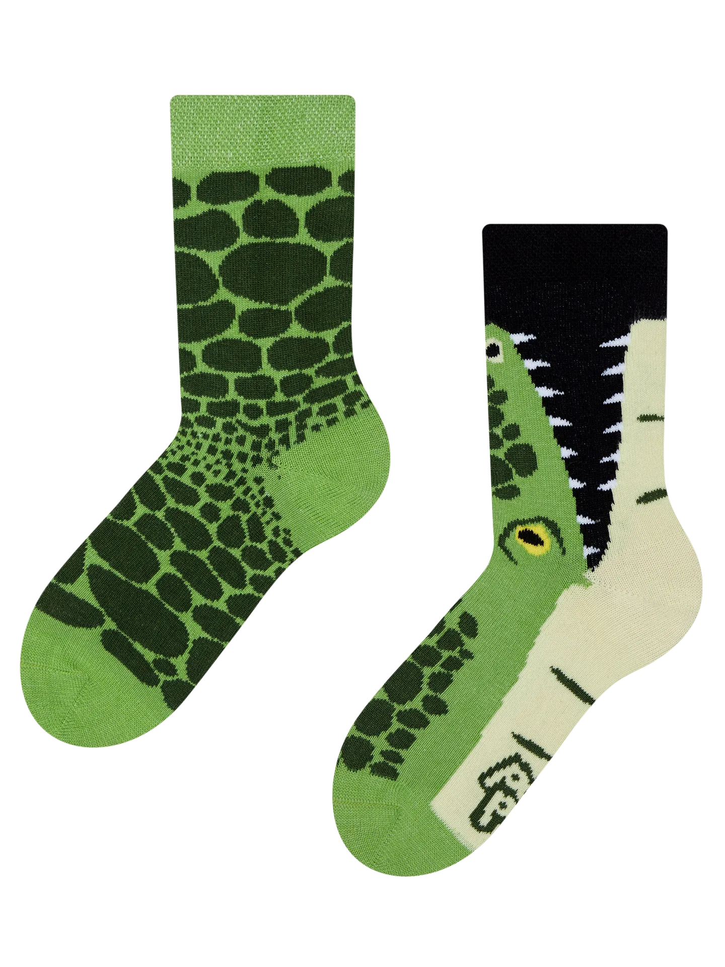 Calcetines infantiles alegres Cocodrilo