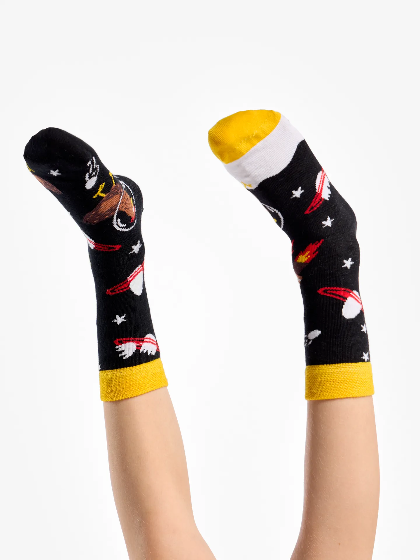 Calcetines infantiles alegres Gallina astronauta - Image 3