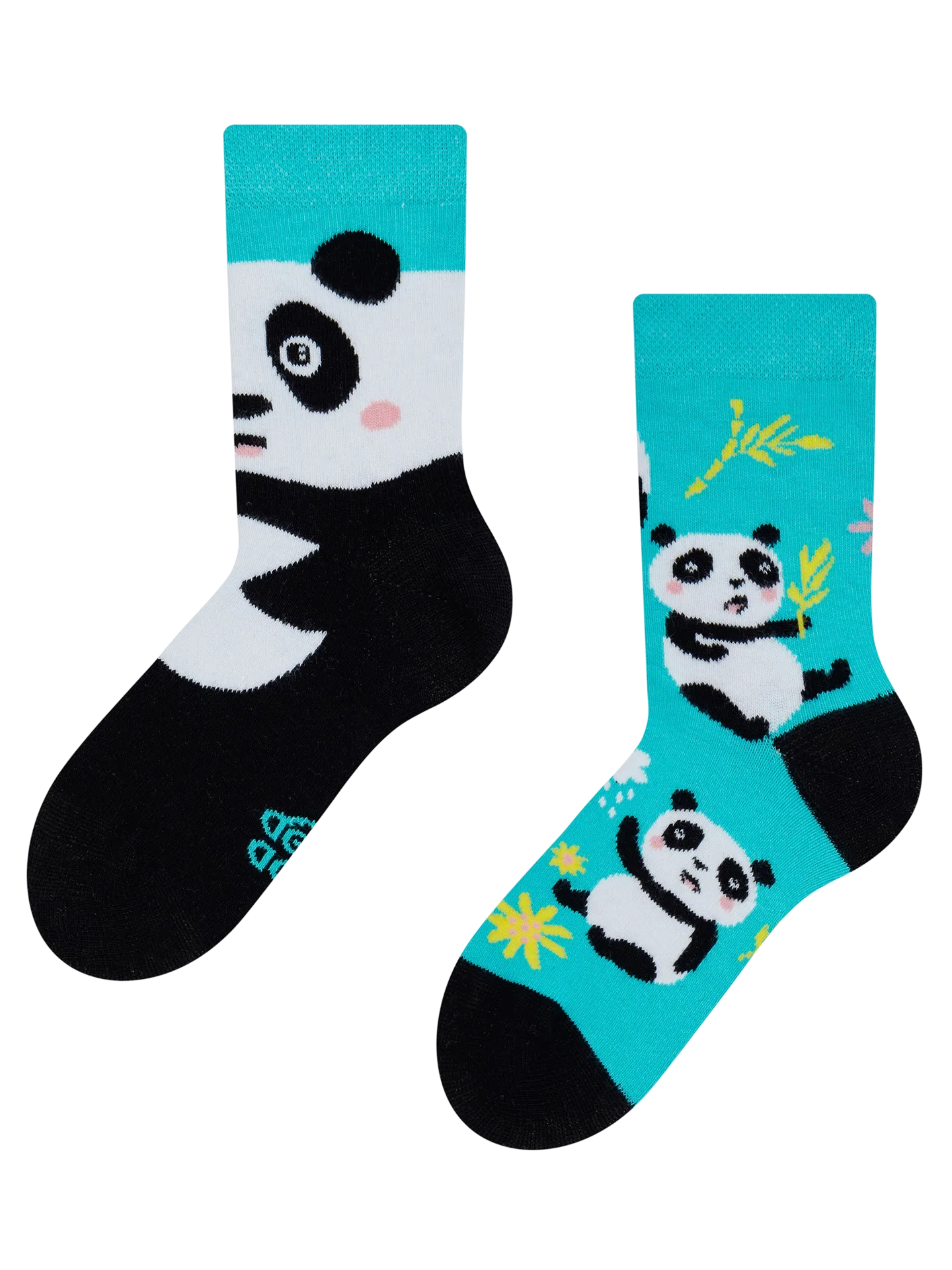 Calcetines infantiles alegres Panda
