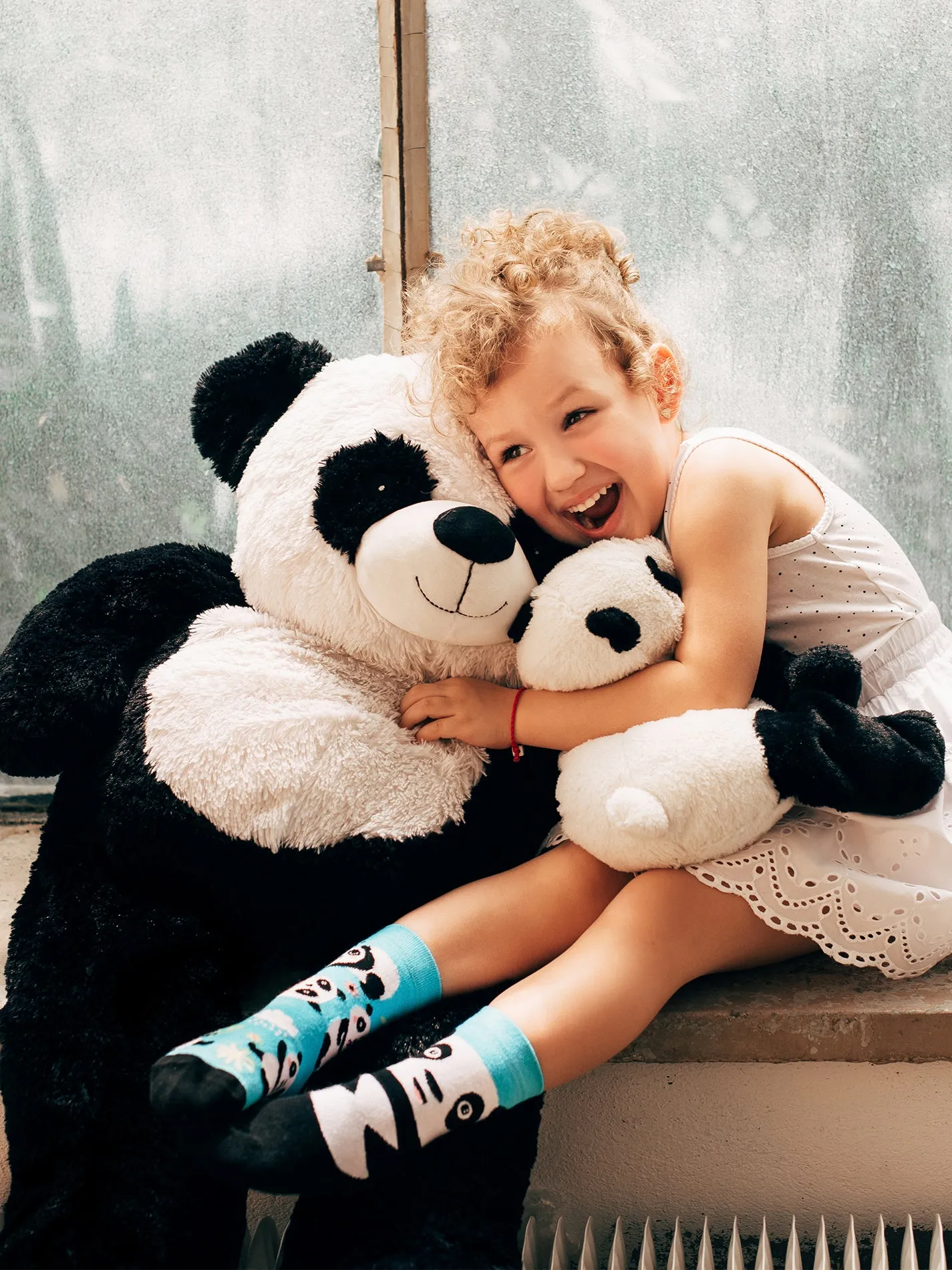 Calcetines infantiles alegres Panda - Image 2