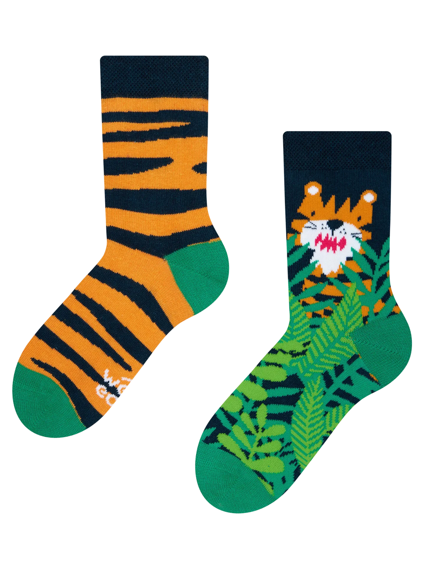 Calcetines infantiles alegres Tigre