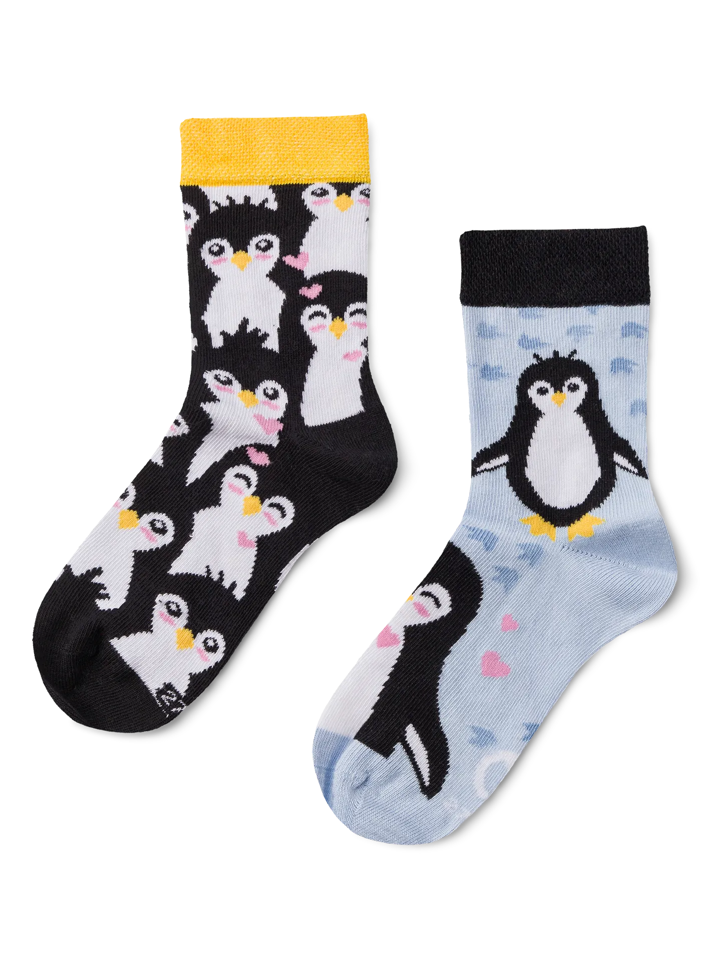 Calcetines infantiles alegres Pingüino en invierno
