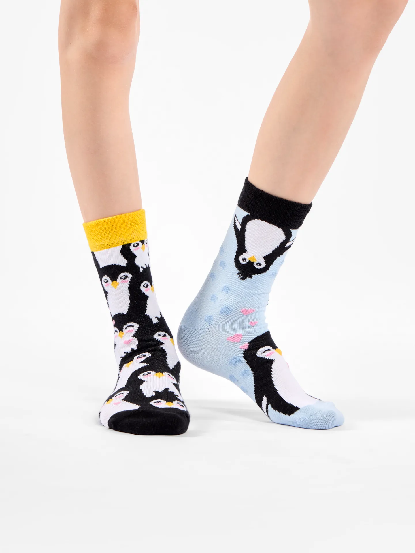 Calcetines infantiles alegres Pingüino en invierno - Image 2