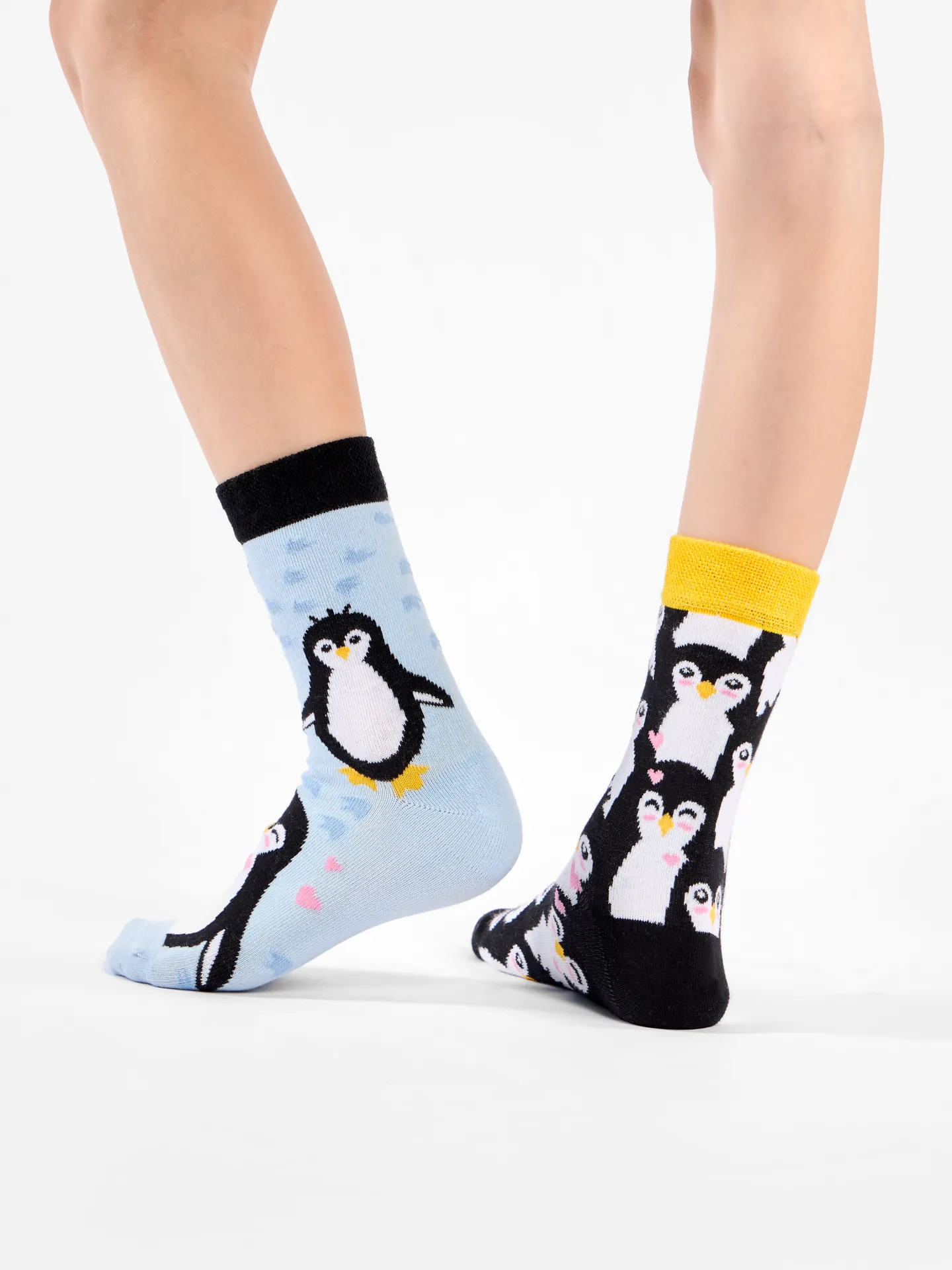 Calcetines infantiles alegres Pingüino en invierno - Image 3