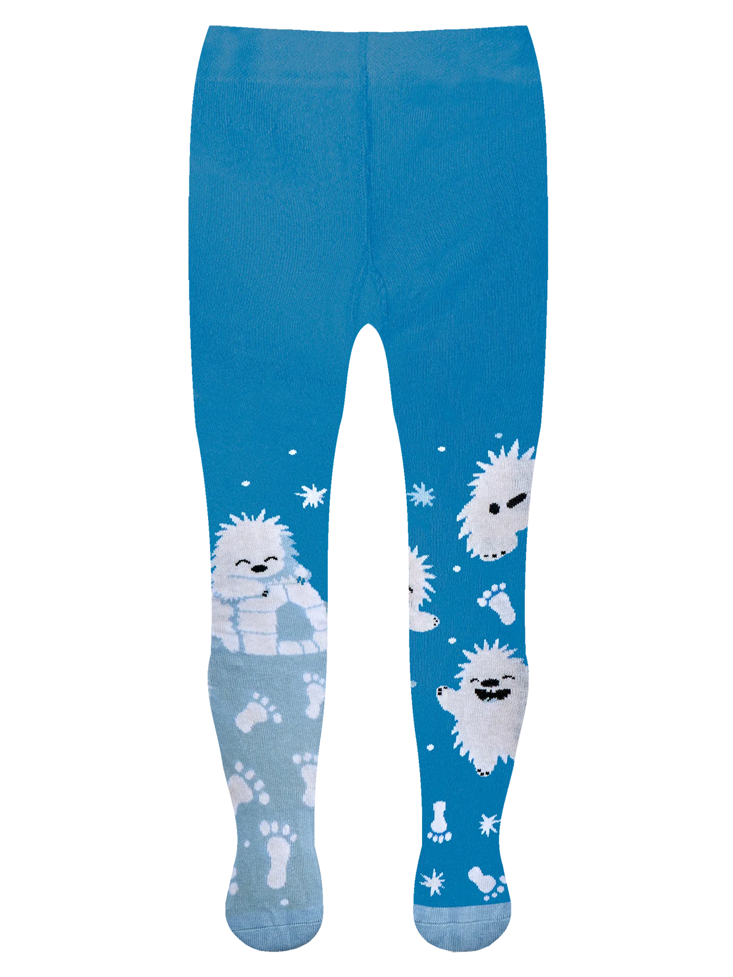 Medias infantiles alegres Pequeño yeti